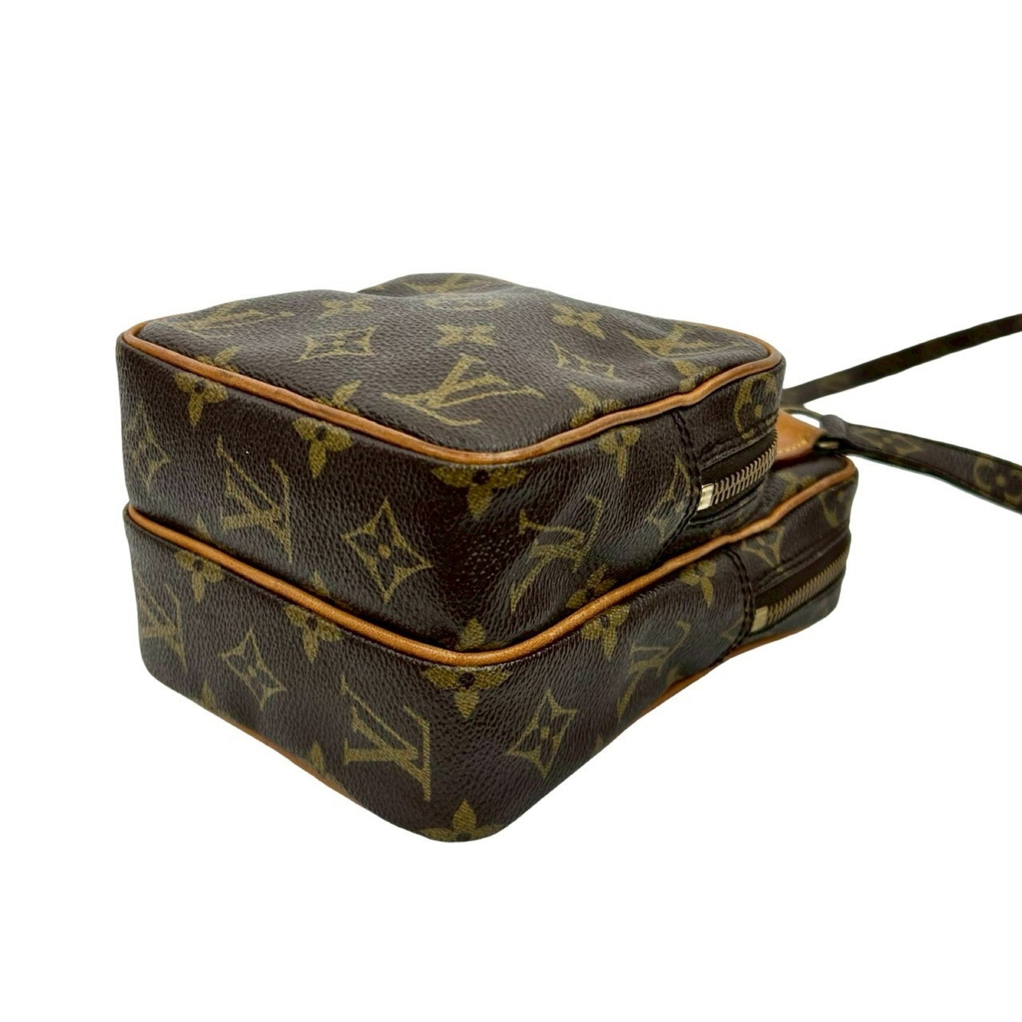 Louis Vuitton Brown Leather Pvc Pochette Shoulder Bag (Pre-Owned)