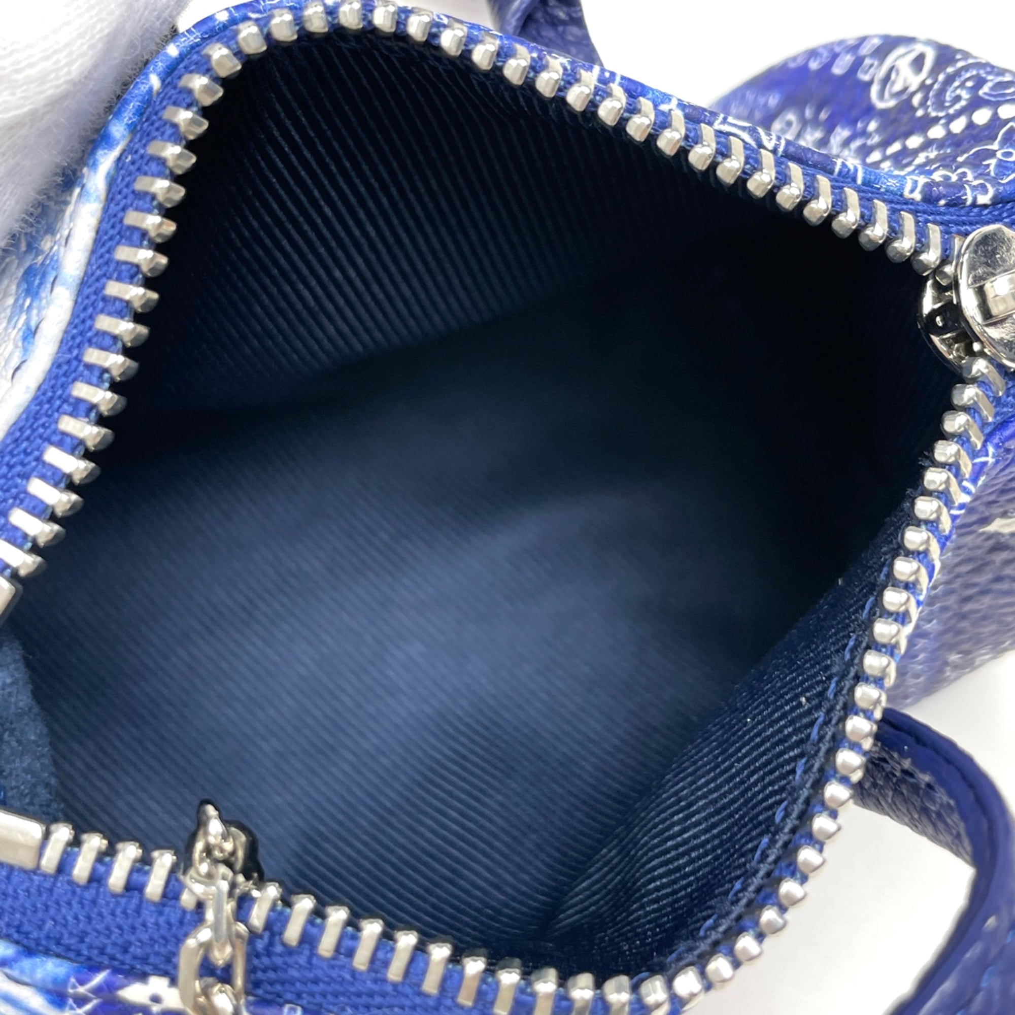 Louis Vuitton Blue Monogram Pouch (Pre-Owned)