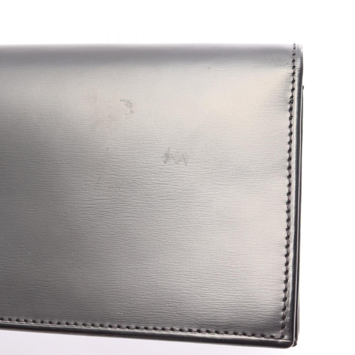 Cartier Black Leather Long Wallet (Bi-Fold) (Pre-Owned)