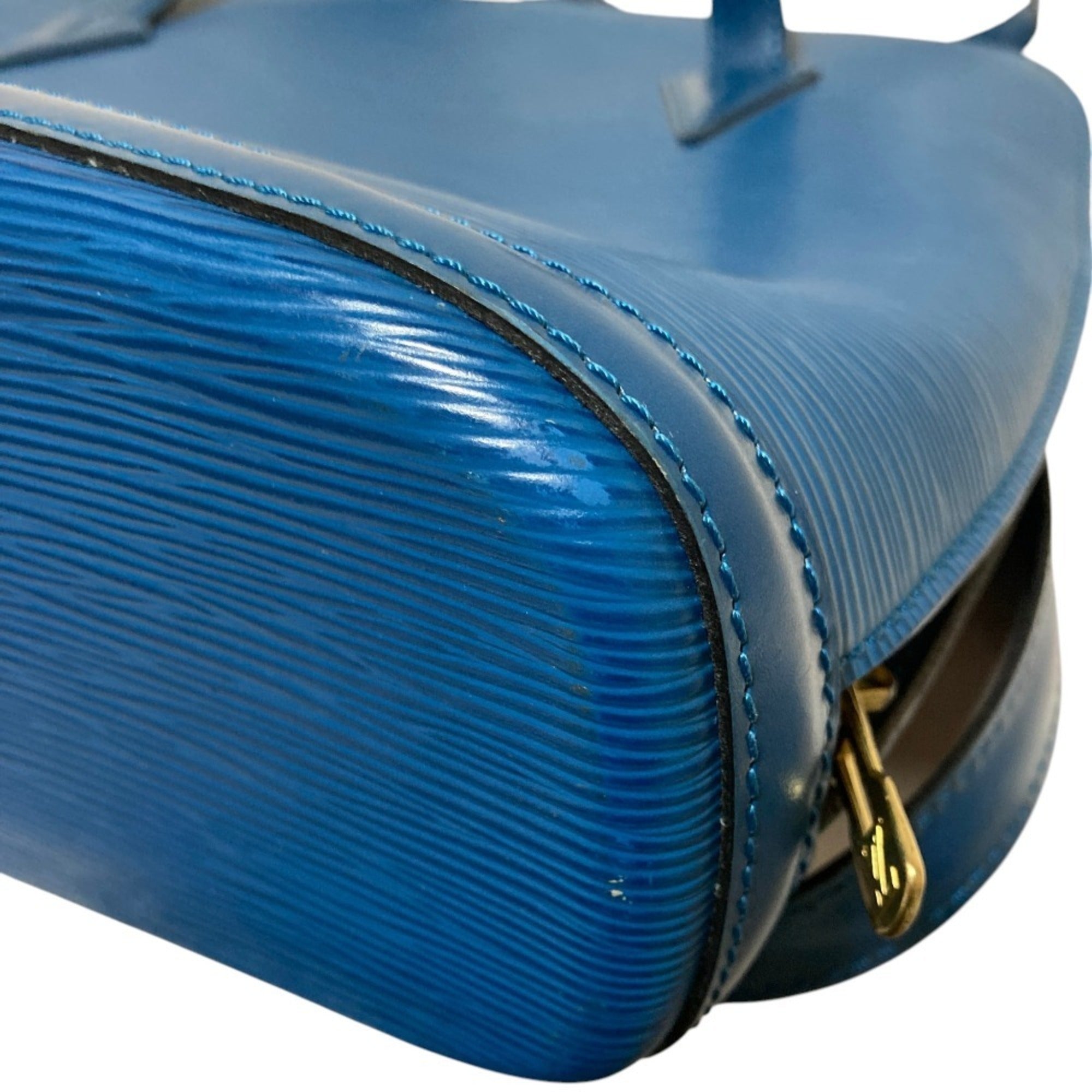 Louis Vuitton Epi Toledo Blue Epi Leather Tote Bag (Pre-Owned)