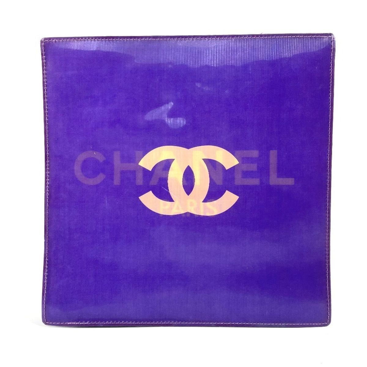 Chanel Purple Vinyl Shoulder Bag (Pre-Owned)