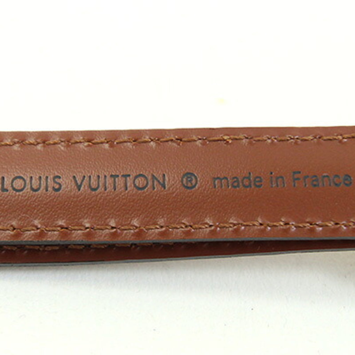 Louis Vuitton Brown Monogram Leather Metal Shoulder Bag (Pre-Owned)
