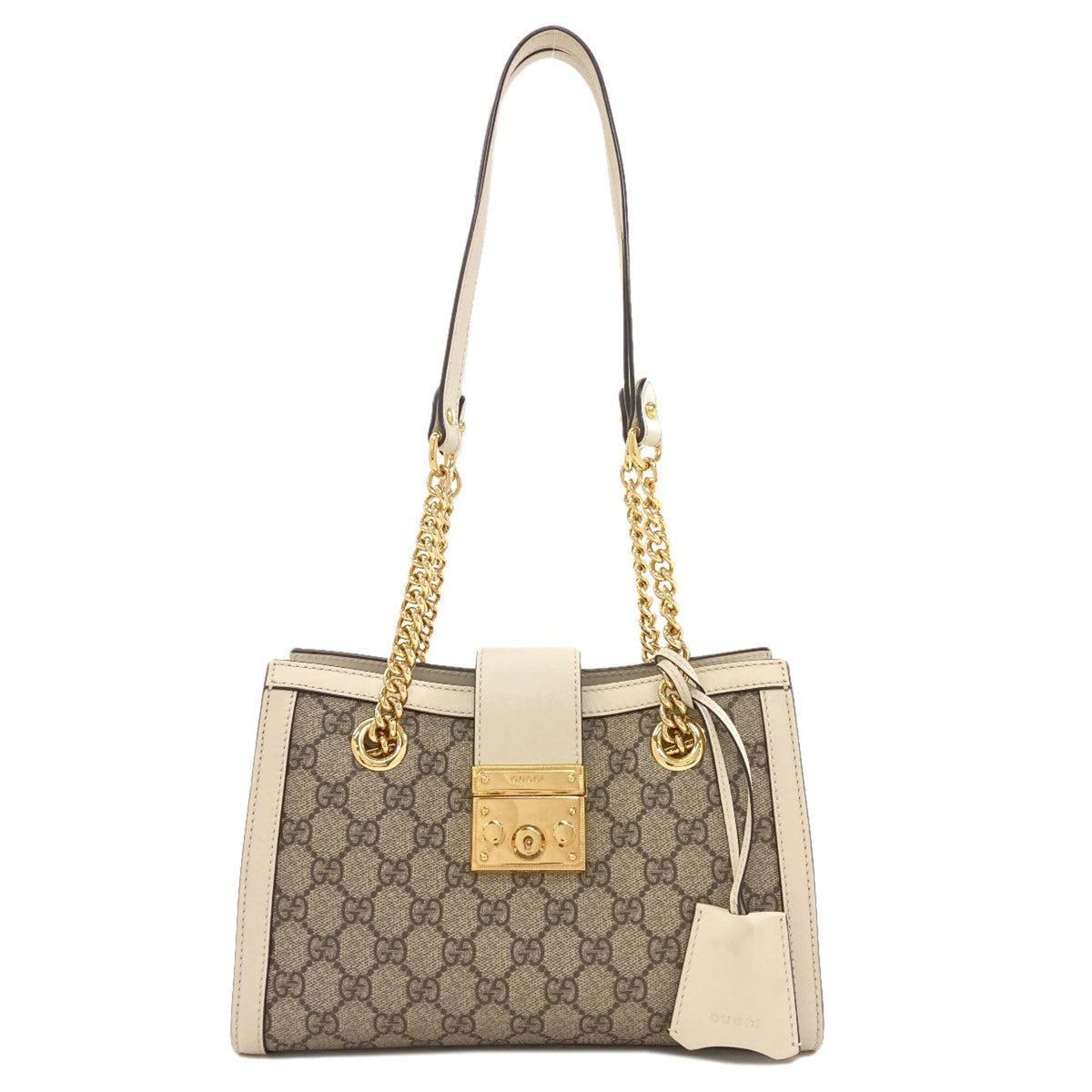Gucci Brown White Pvc Shoulder Bag (Pre-Owned)