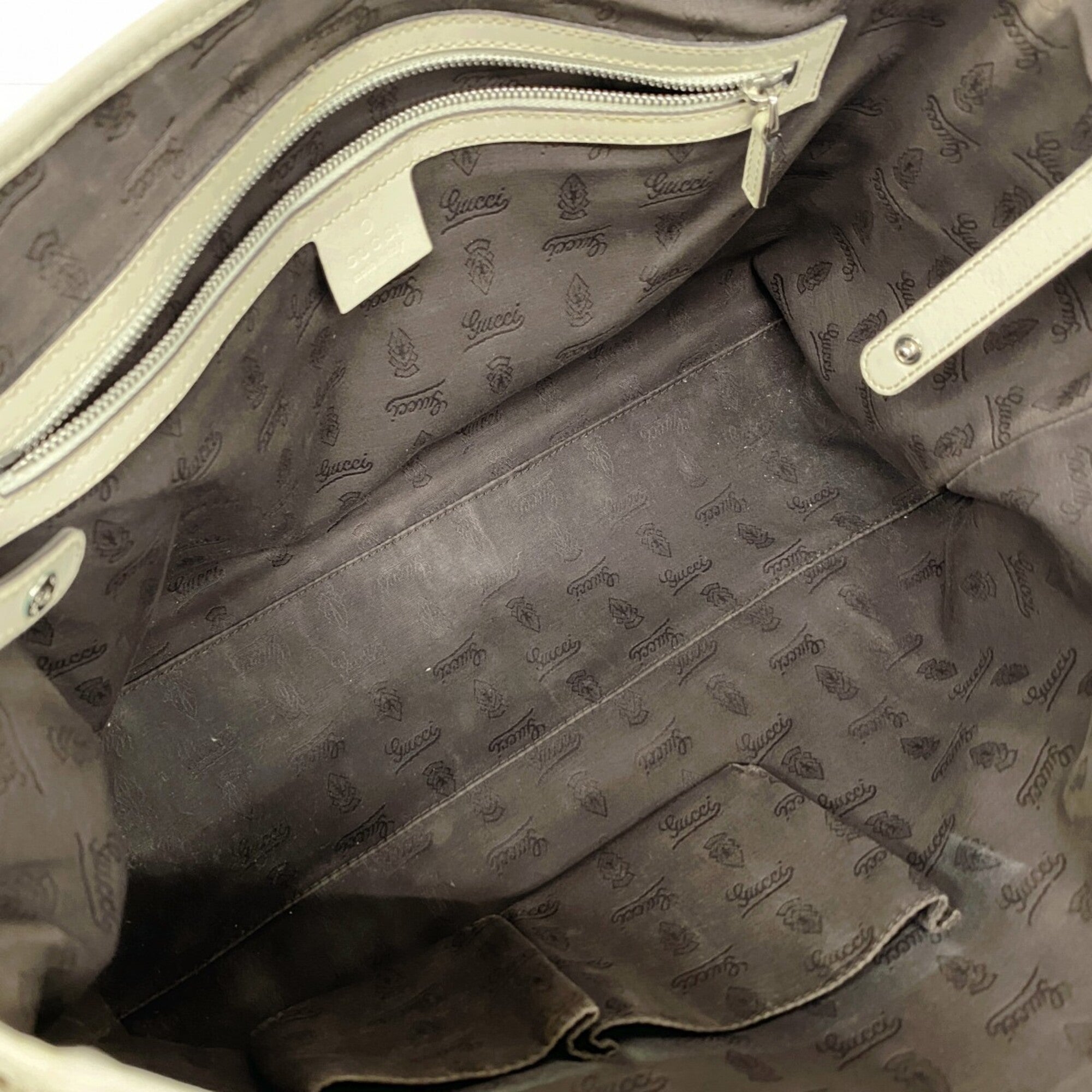 Gucci Brown Canvas Tote Bag (Pre-Owned)