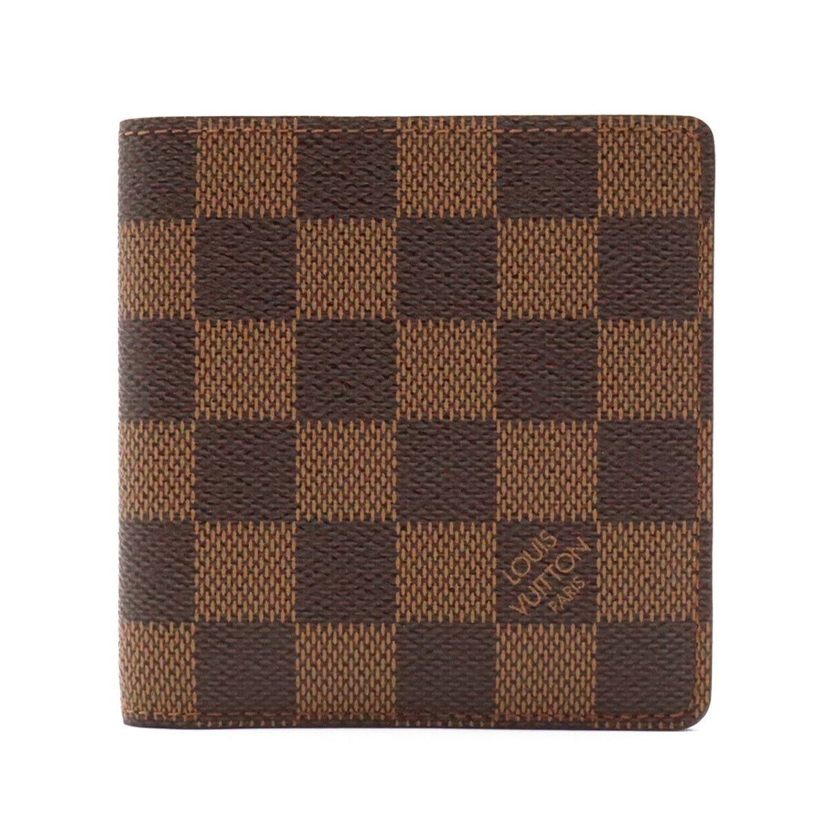 Louis Vuitton Brown Pvc Coated Canvas Bill Wallet (Bi-Fold) (Pre-Owned)
