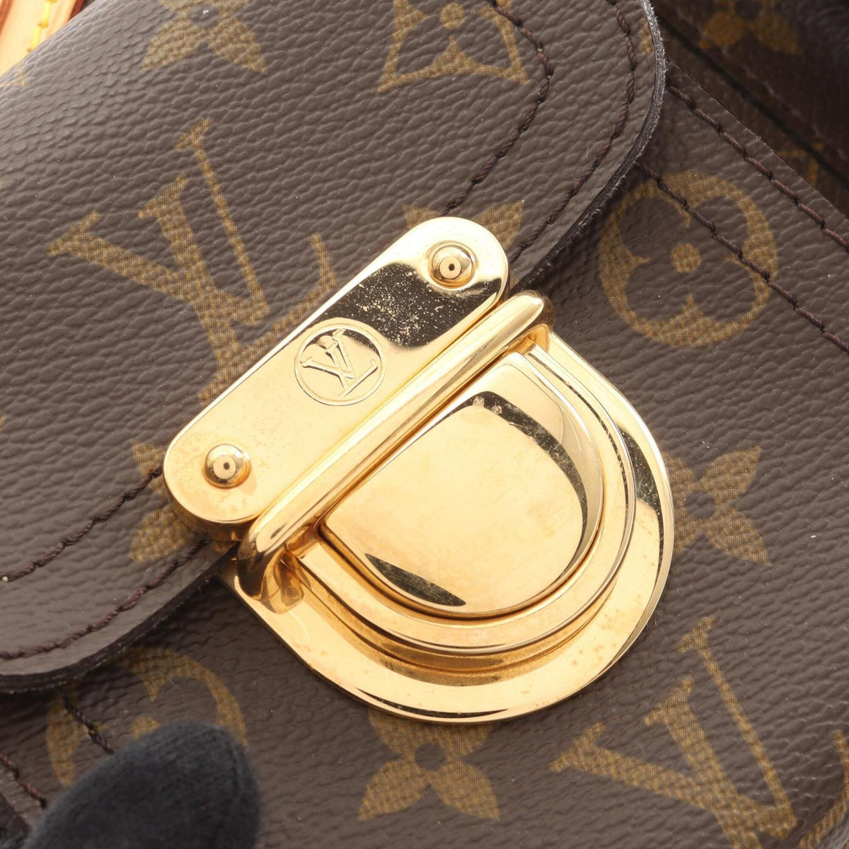 Louis Vuitton Brown Pvc Leather Handbag (Pre-Owned)