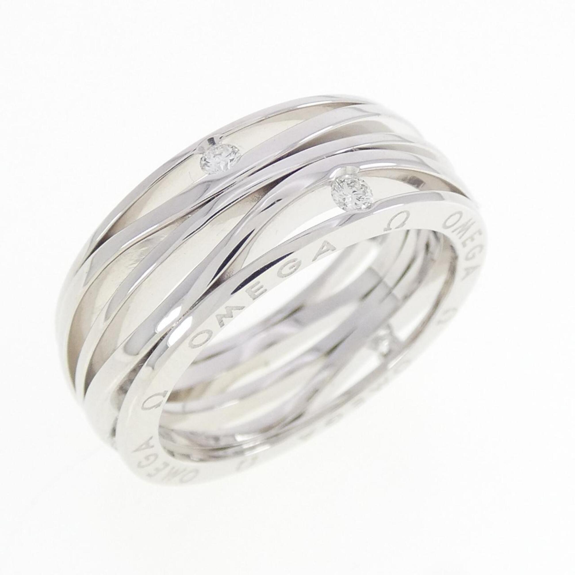 Omega White Gold (18K) Band Ring (Pre-Owned)