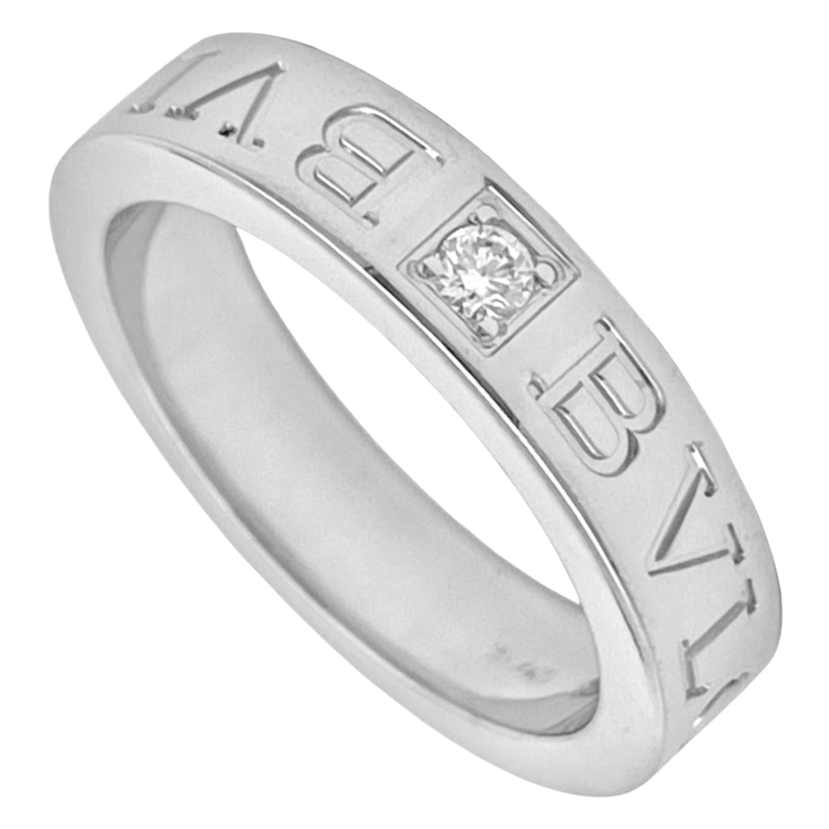 Bvlgari White Gold (18K) Band Ring (Pre-Owned)