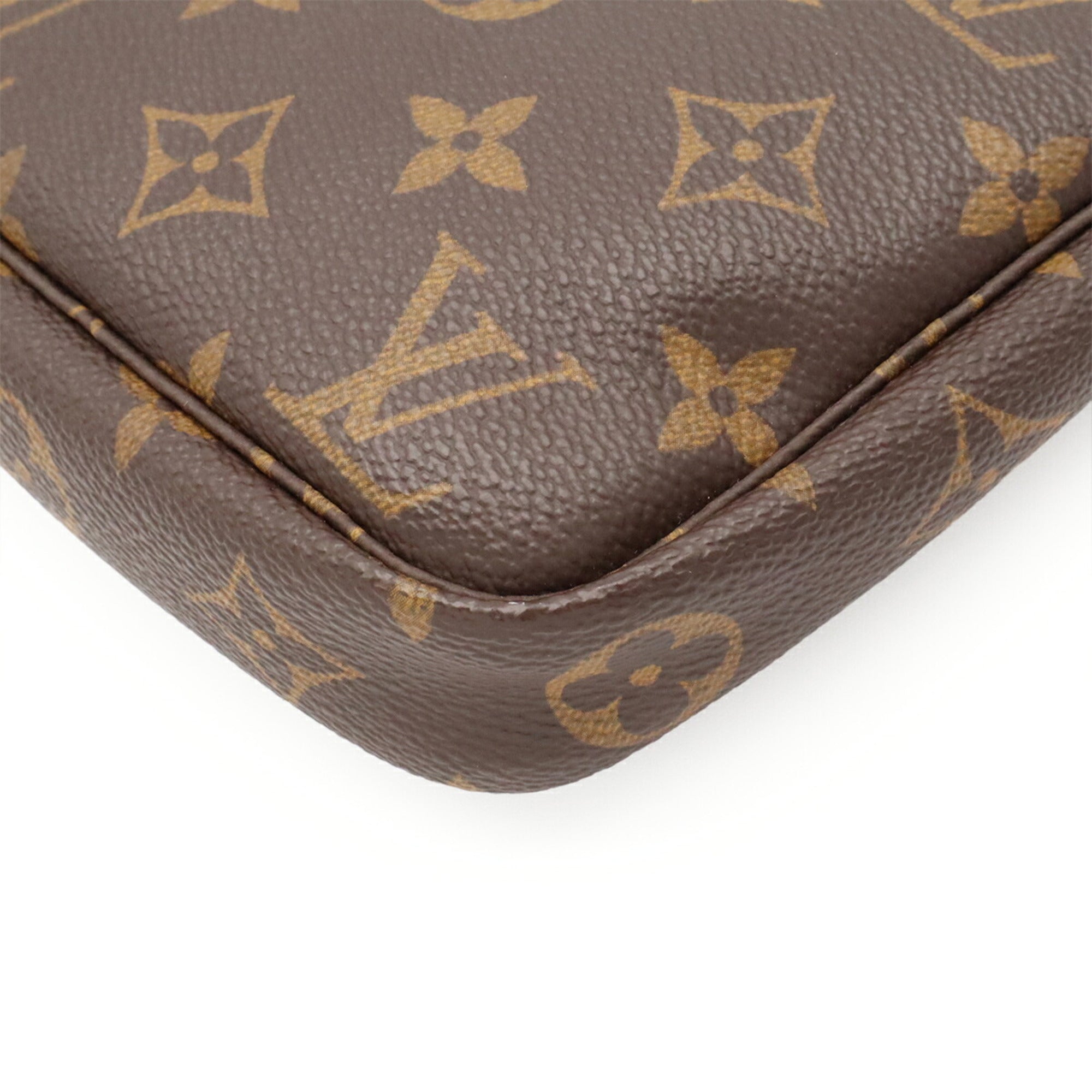 Louis Vuitton Brown Monogram Monogram Handbag Pochette Pouch (Pre-Owned)