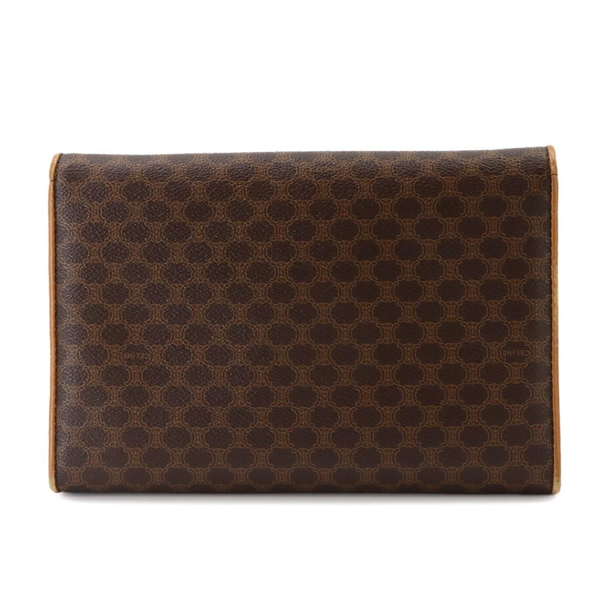 Celine Brown Pvc Leather Handbag Shoulder Bag (Pre-Owned)