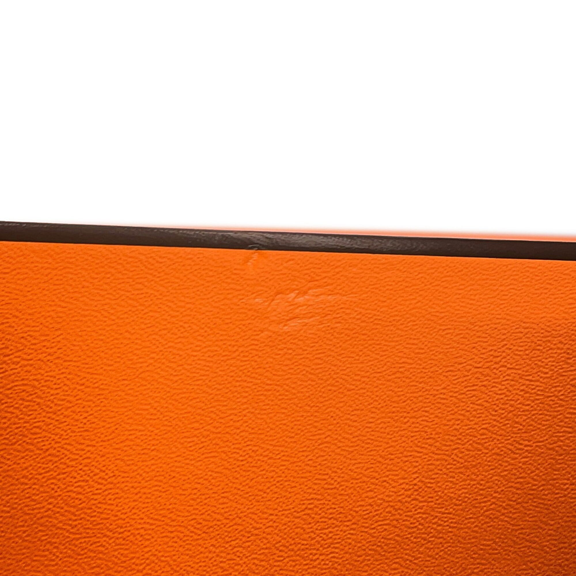 Hermes Kelly Gold Taurillon Clemence Leather Handbag (Pre-Owned)