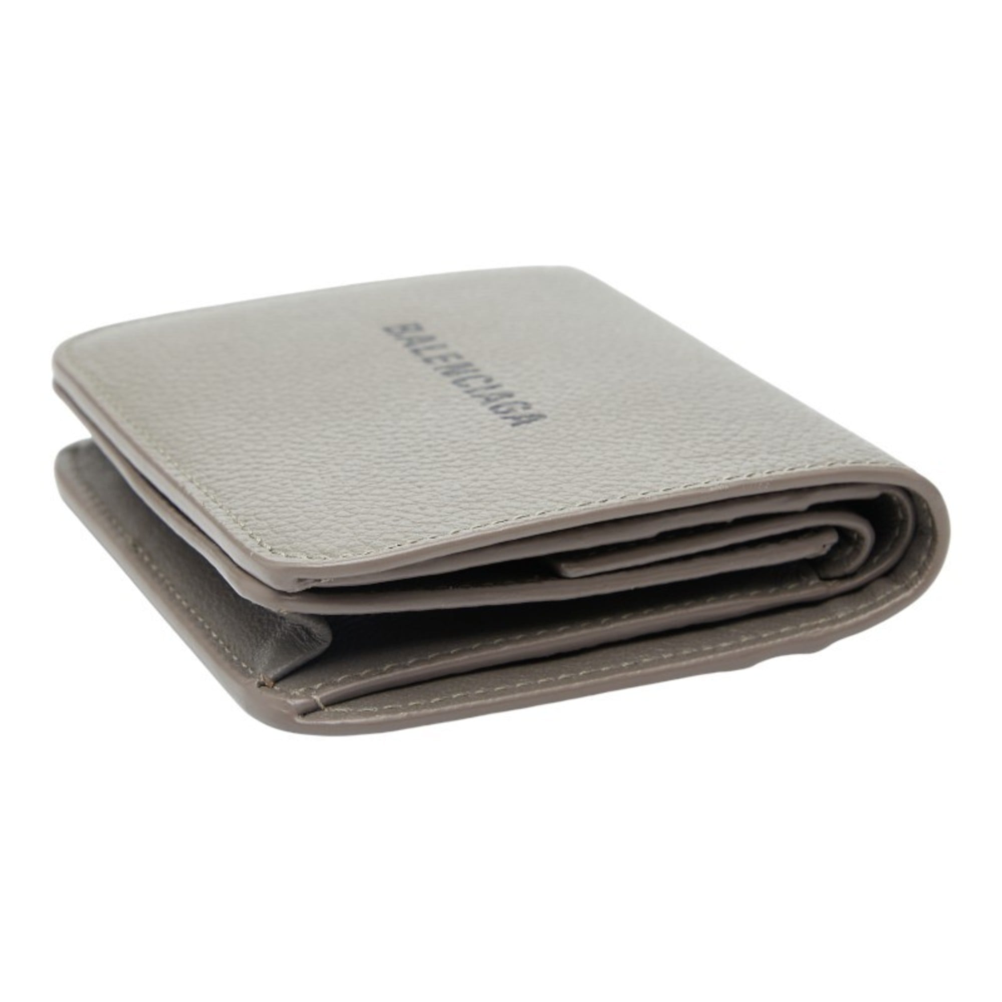 Balenciaga Gray Leather Wallet (Bi-Fold) (Pre-Owned)