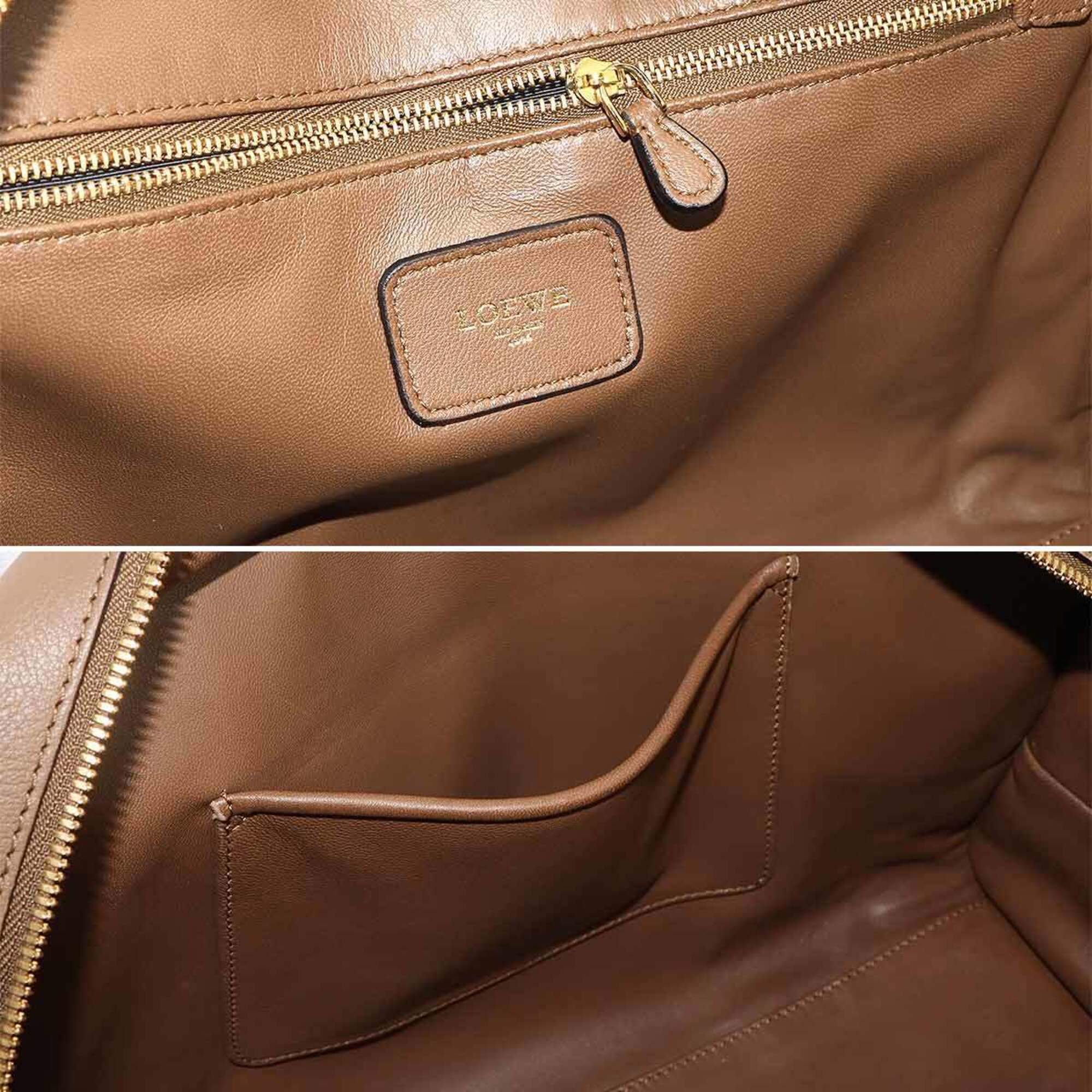 Loewe Brown Leather Handbag (Pre-Owned)