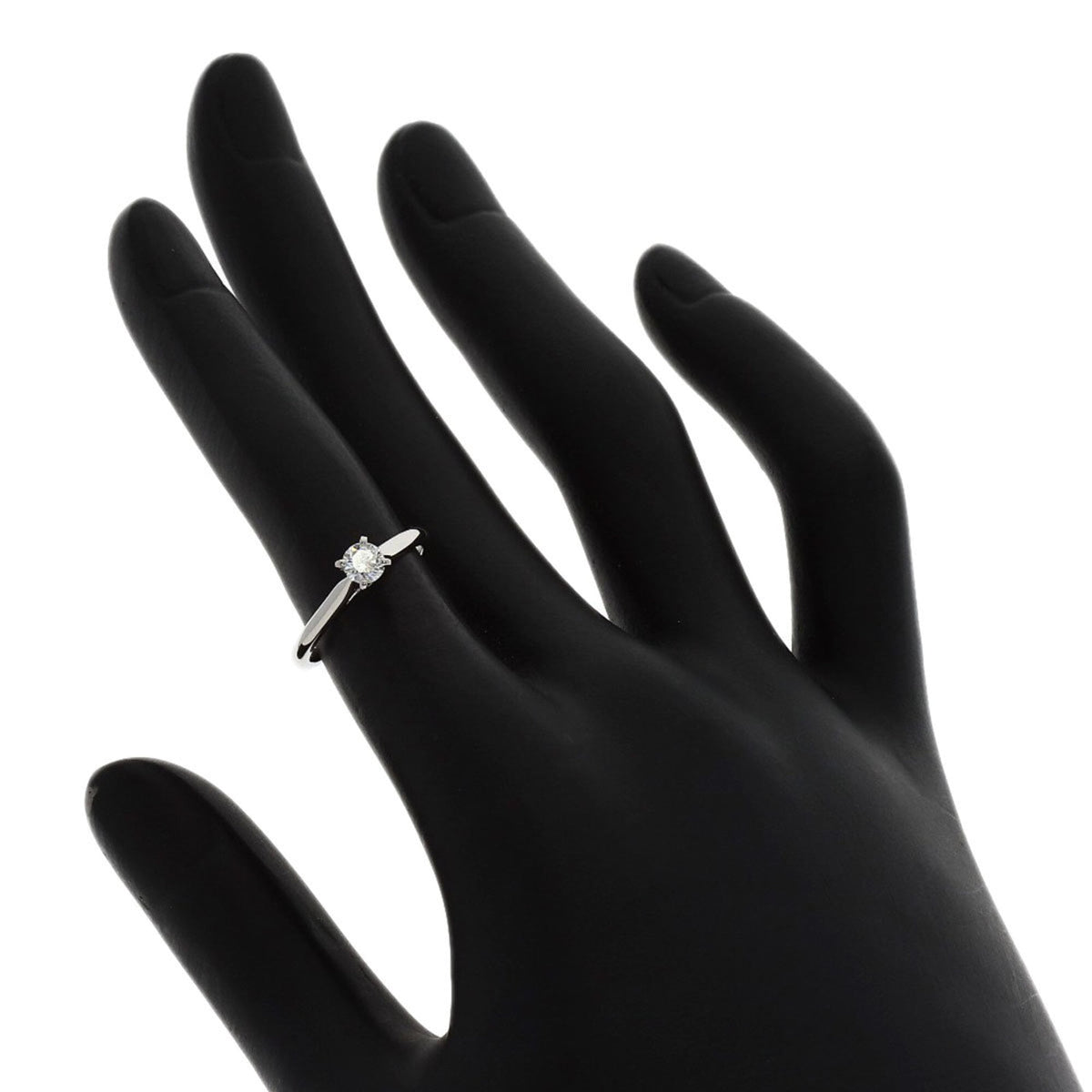 Cartier Platinum Platinum 950 Band Ring (Pre-Owned)