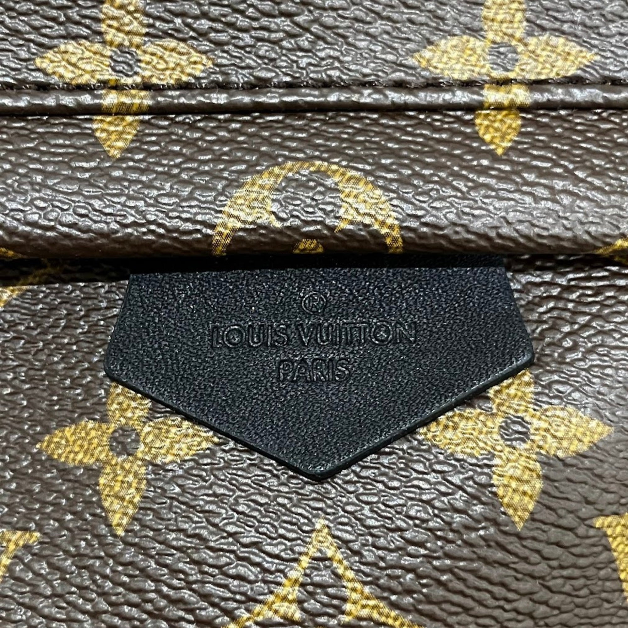Louis Vuitton Black Brown Pvc Backpack (Pre-Owned)