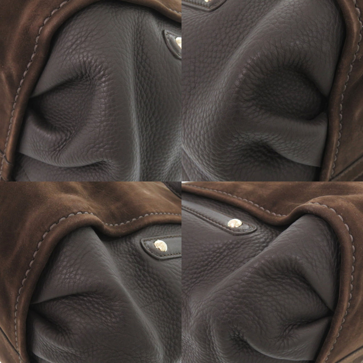 Tod's Brown Suede Leather Shoulder Bag Tote Bag (Pre-Owned)
