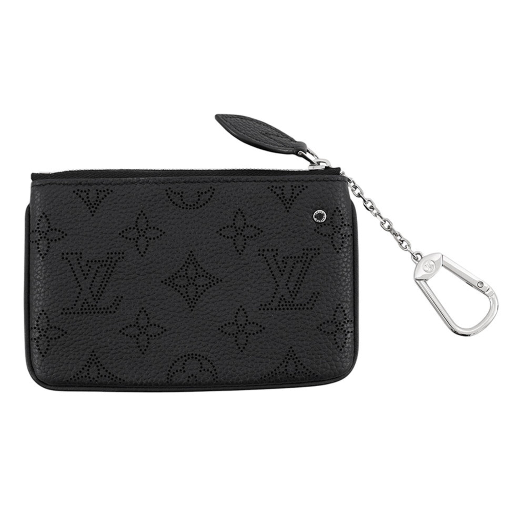 Louis Vuitton Mahina Black Noir Mahina Leather Coin Purse/Coin Case (Pre-Owned)