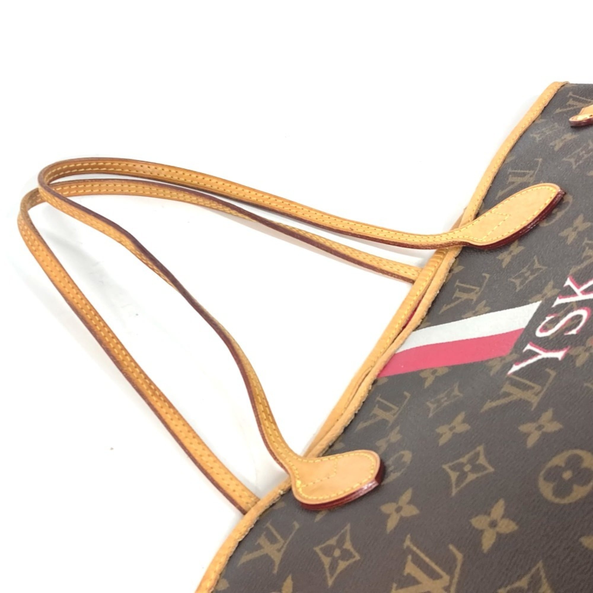 Louis Vuitton Brown Monogram Pink Pivoine Monogram Shoulder Bag Tote Bag (Pre-Owned)