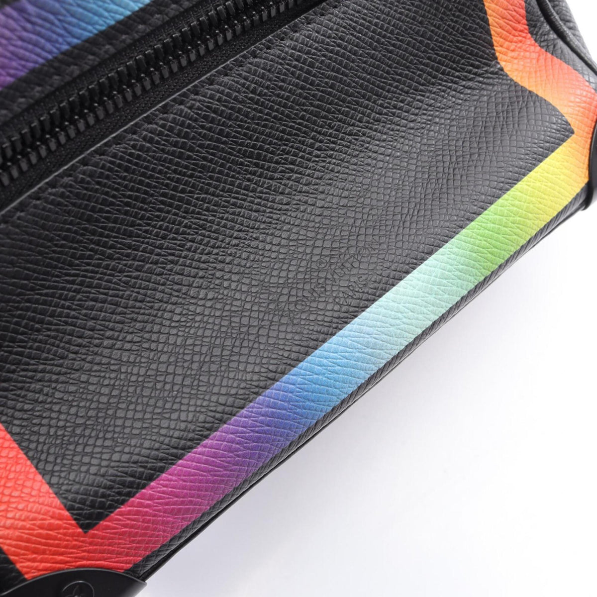 Louis Vuitton Black Multi-Color Leather Handbag Shoulder Bag (Pre-Owned)