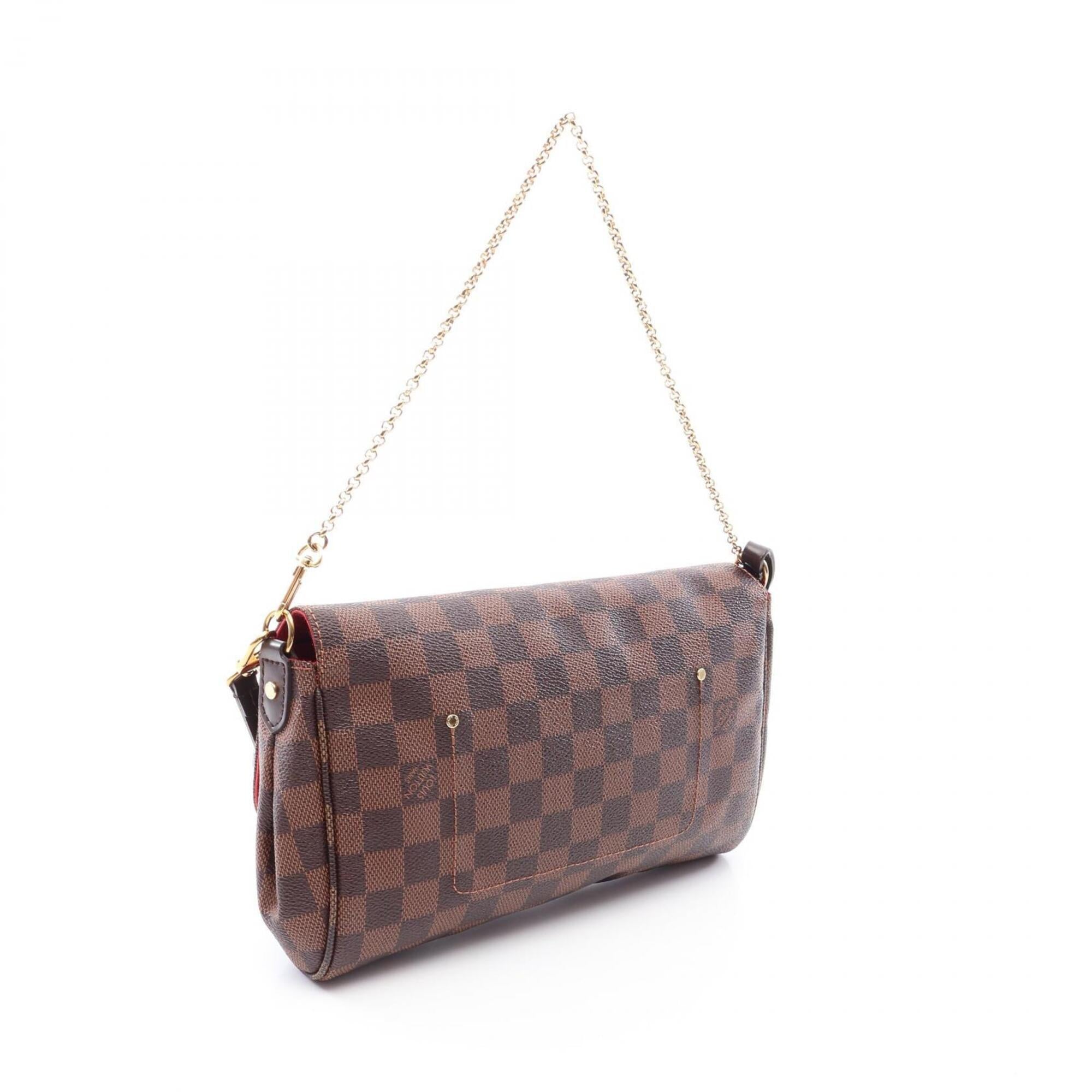 Louis Vuitton Brown Damier Canvas Coated Canvas Leather Handbag (Pre-Owned)
