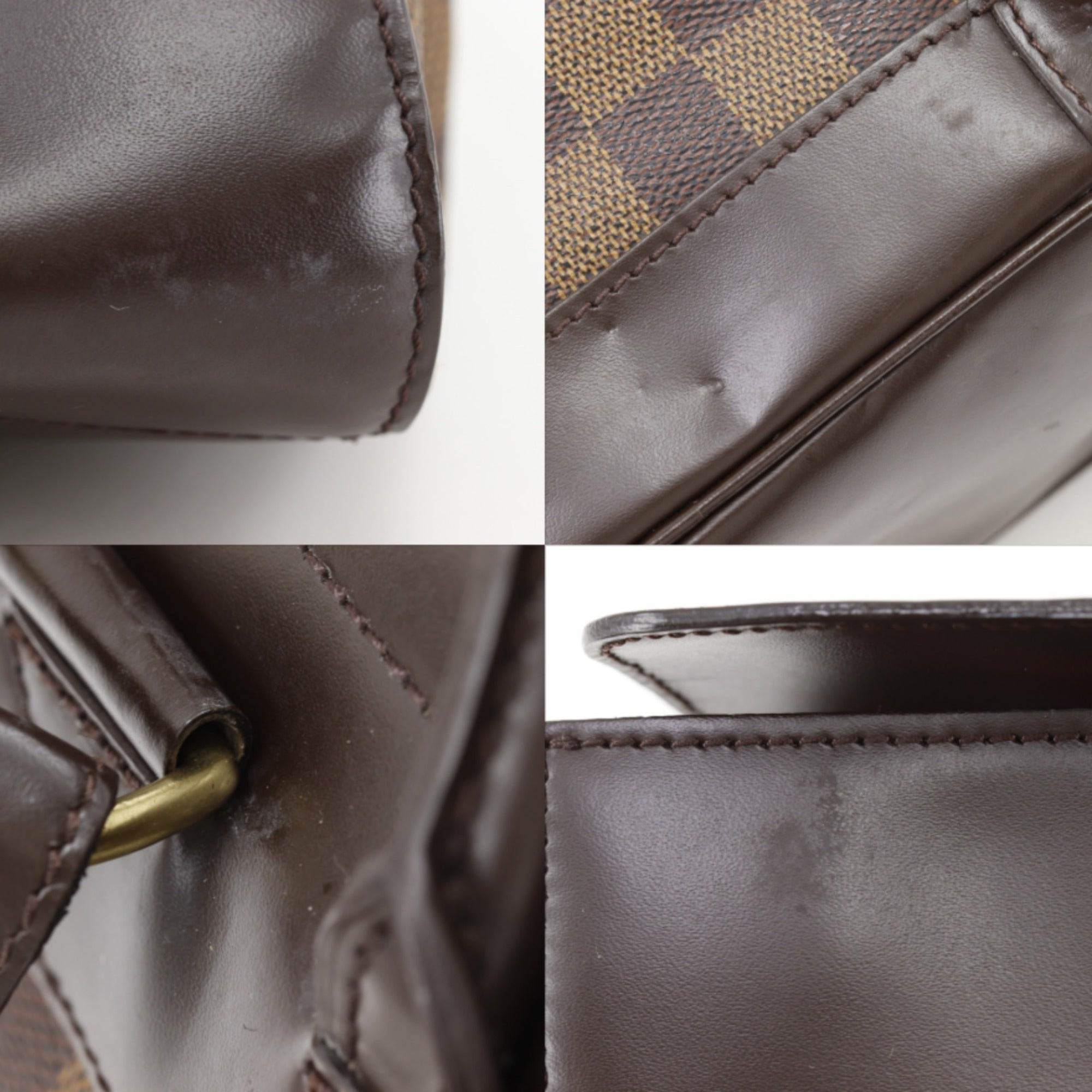 Louis Vuitton Brown Damier Canvas Damier Canvas Backpack (Pre-Owned)