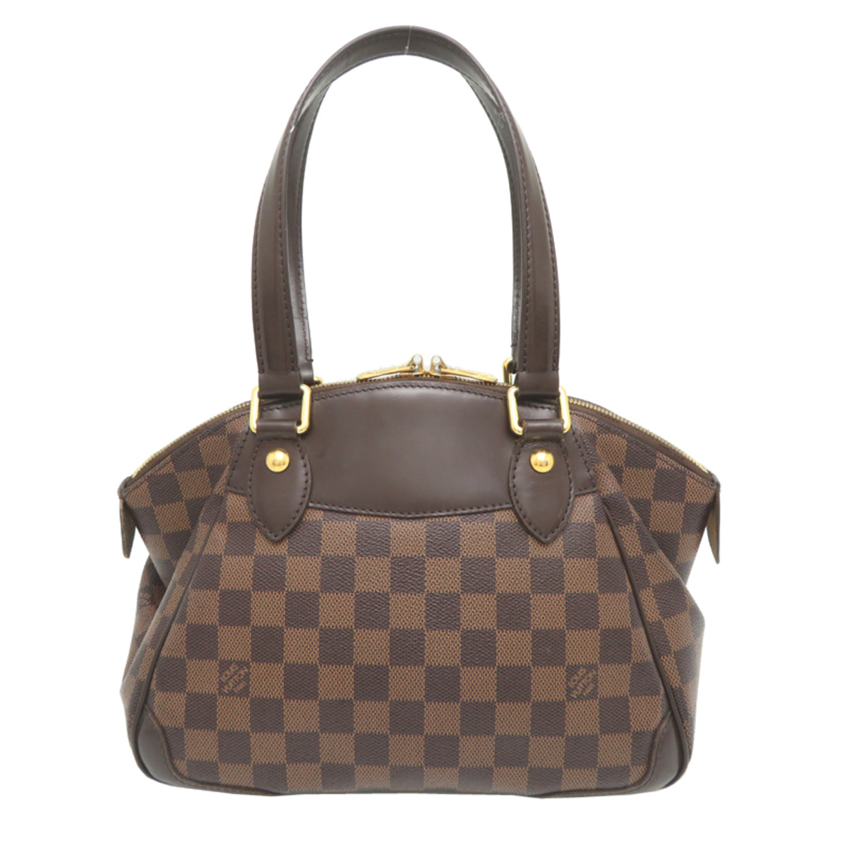 Louis Vuitton Brown Damier Canvas Handbag (Pre-Owned)