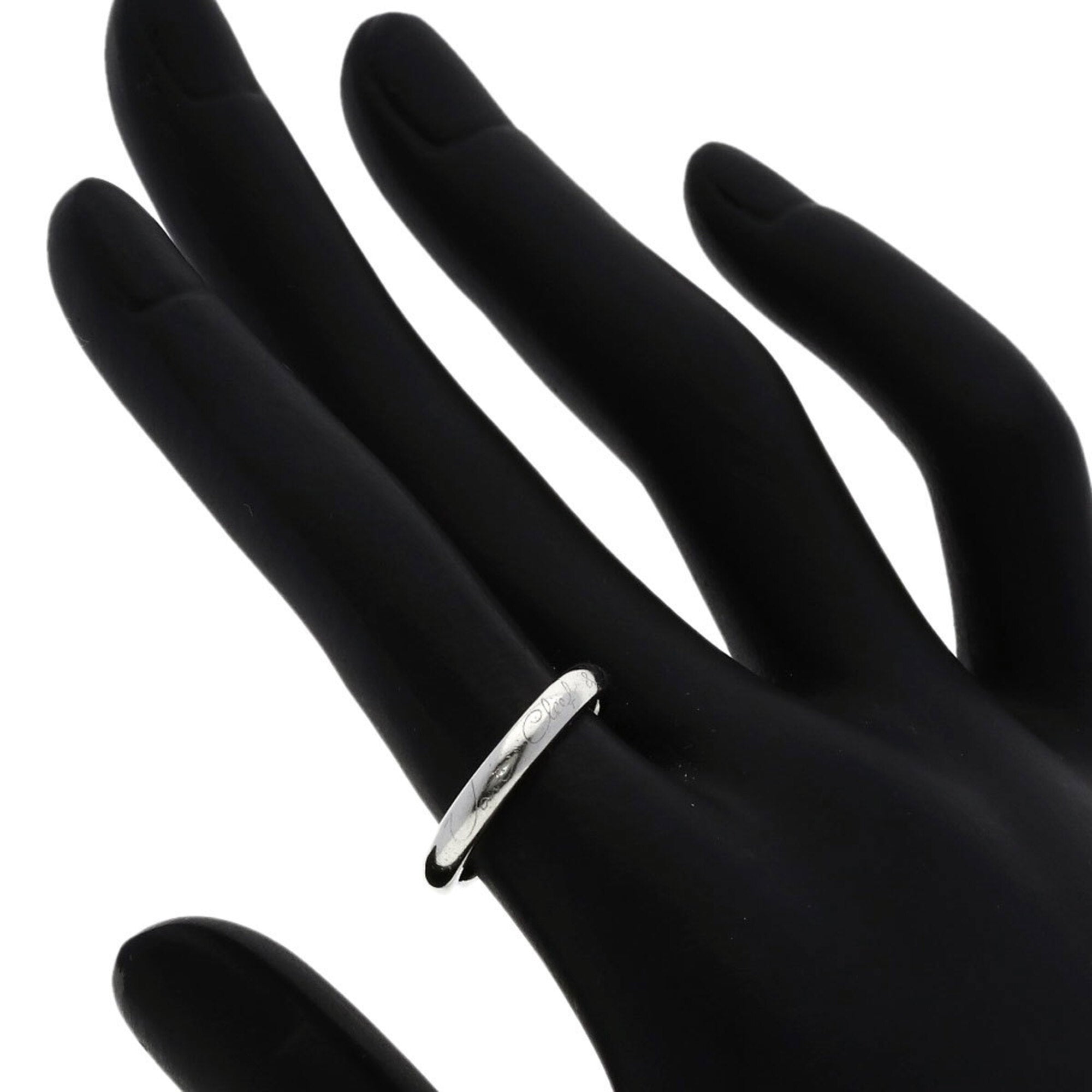 Van Cleef & Arpels Platinum 950 Band Ring (Pre-Owned)