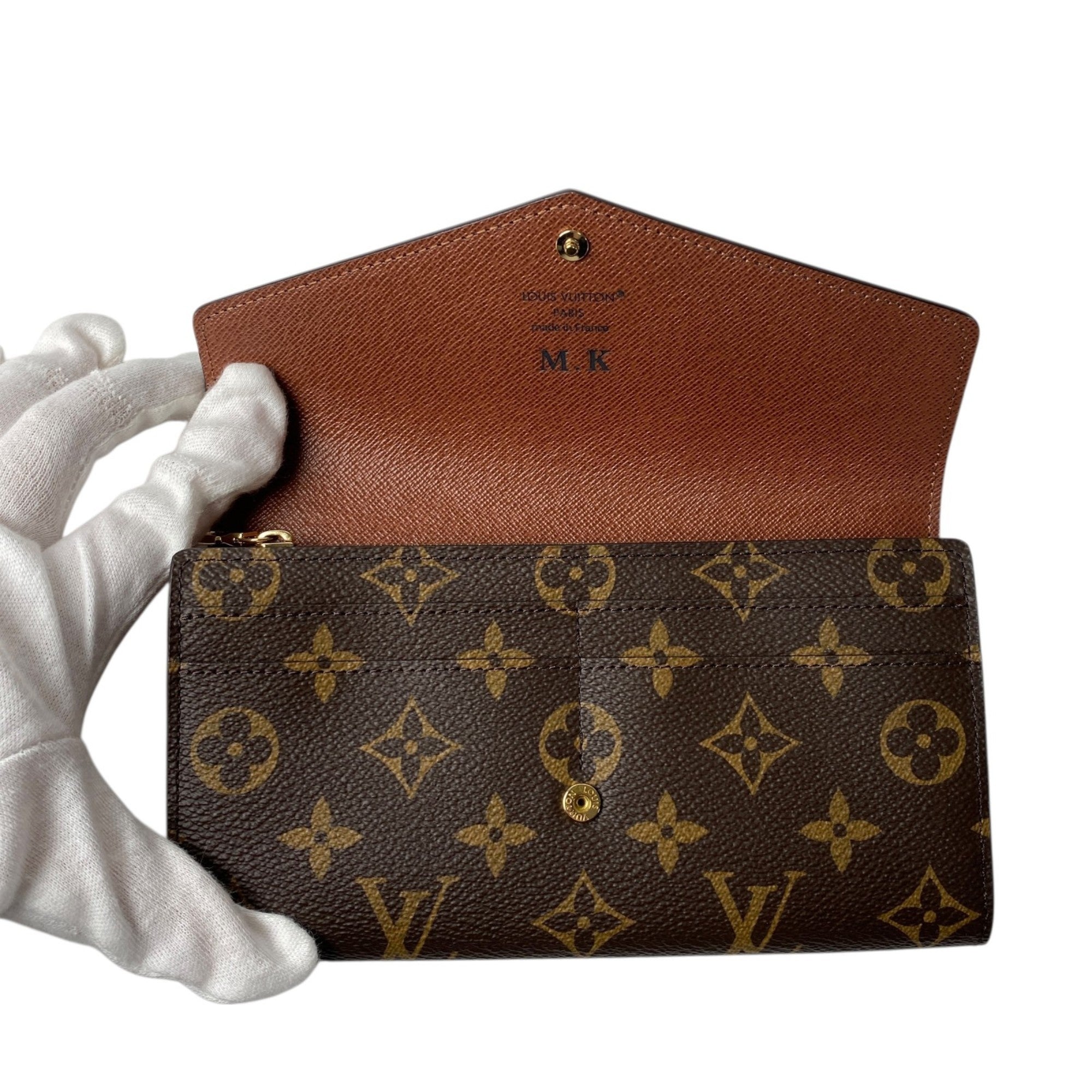 Louis Vuitton Monogram Brown Pvc Long Wallet (Bi-Fold) (Pre-Owned)