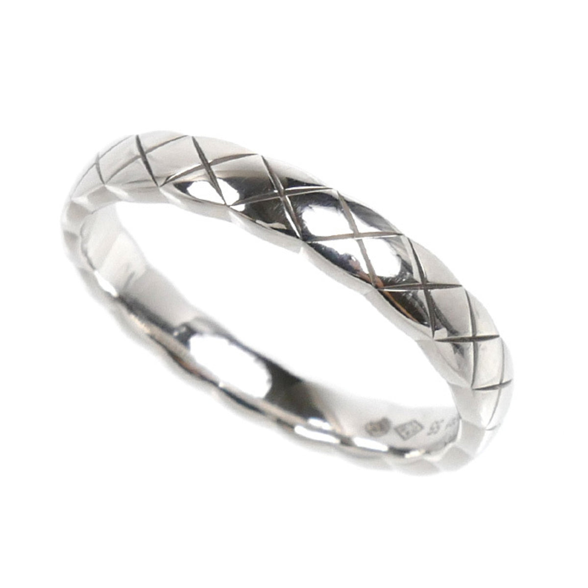 Chanel White Gold (18K) Band Ring (Pre-Owned)