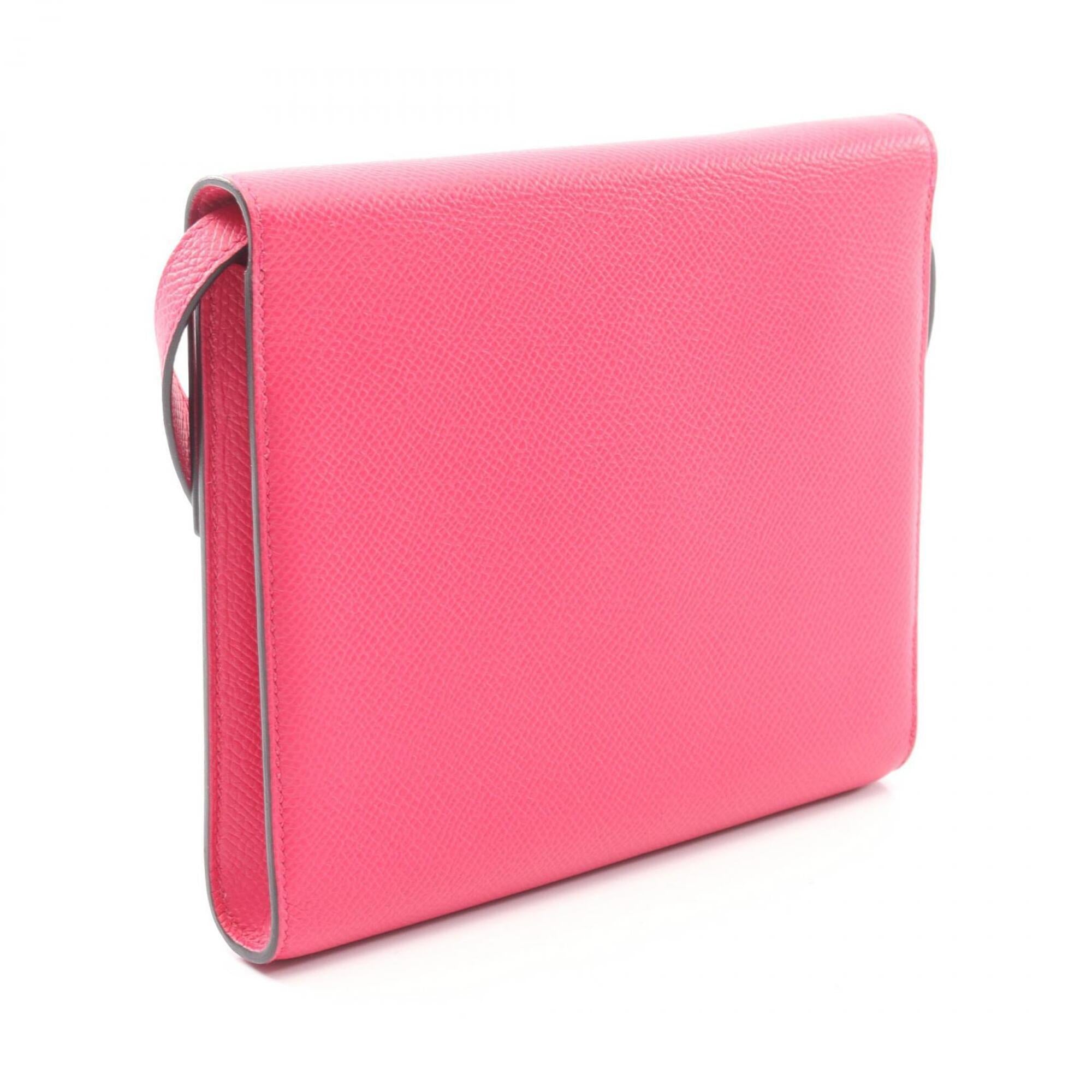 Hermes Pink Epsom Leather Handbag Shoulder Bag (Pre-Owned)