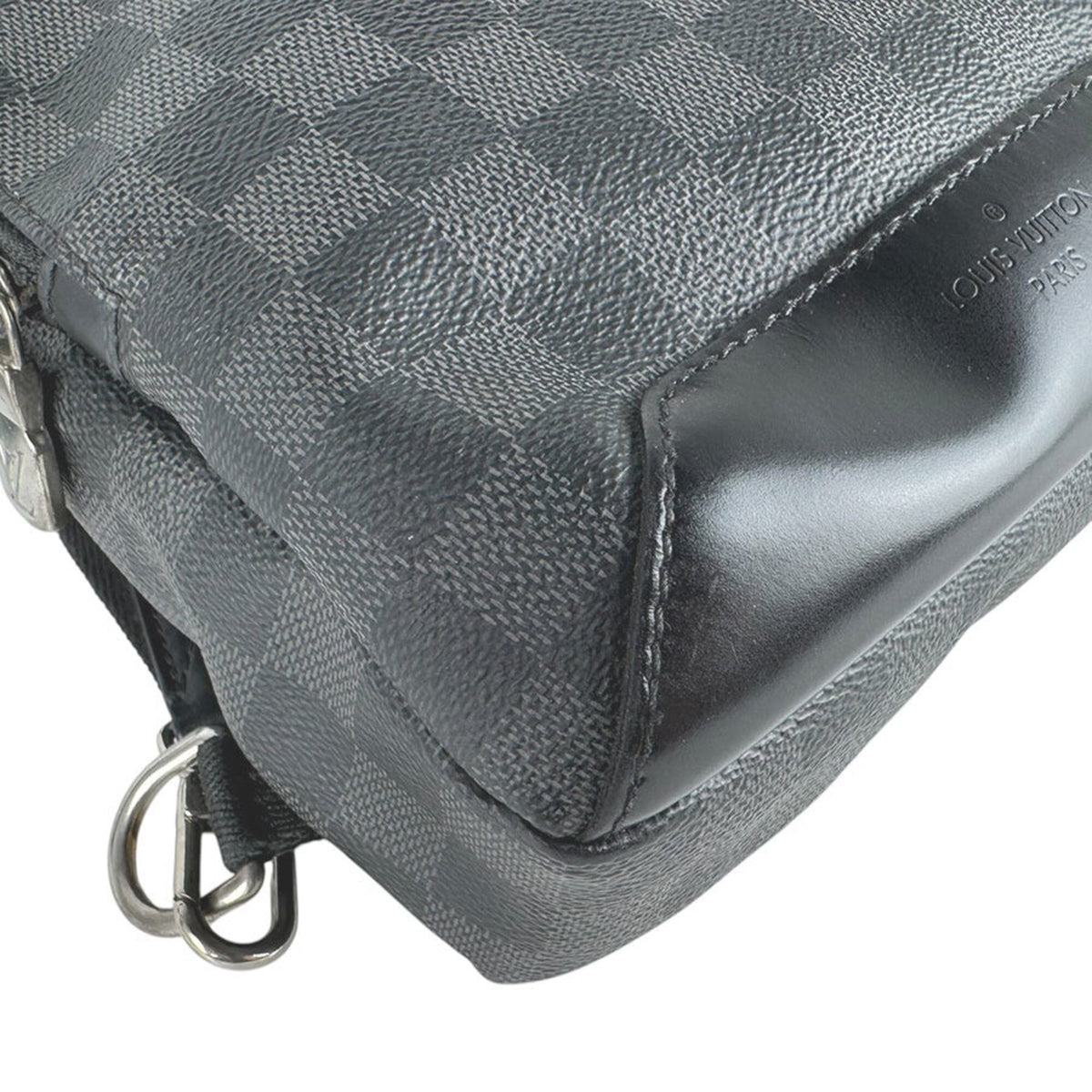 Louis Vuitton Black Damier Graphite Canvas Sling Bag (Pre-Owned)