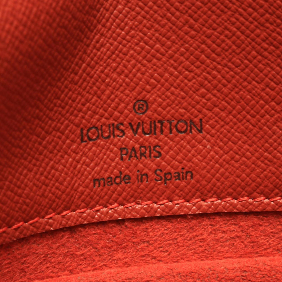 Louis Vuitton Brown Coated Canvas Leather Handbag Shoulder Bag (Pre-Owned)