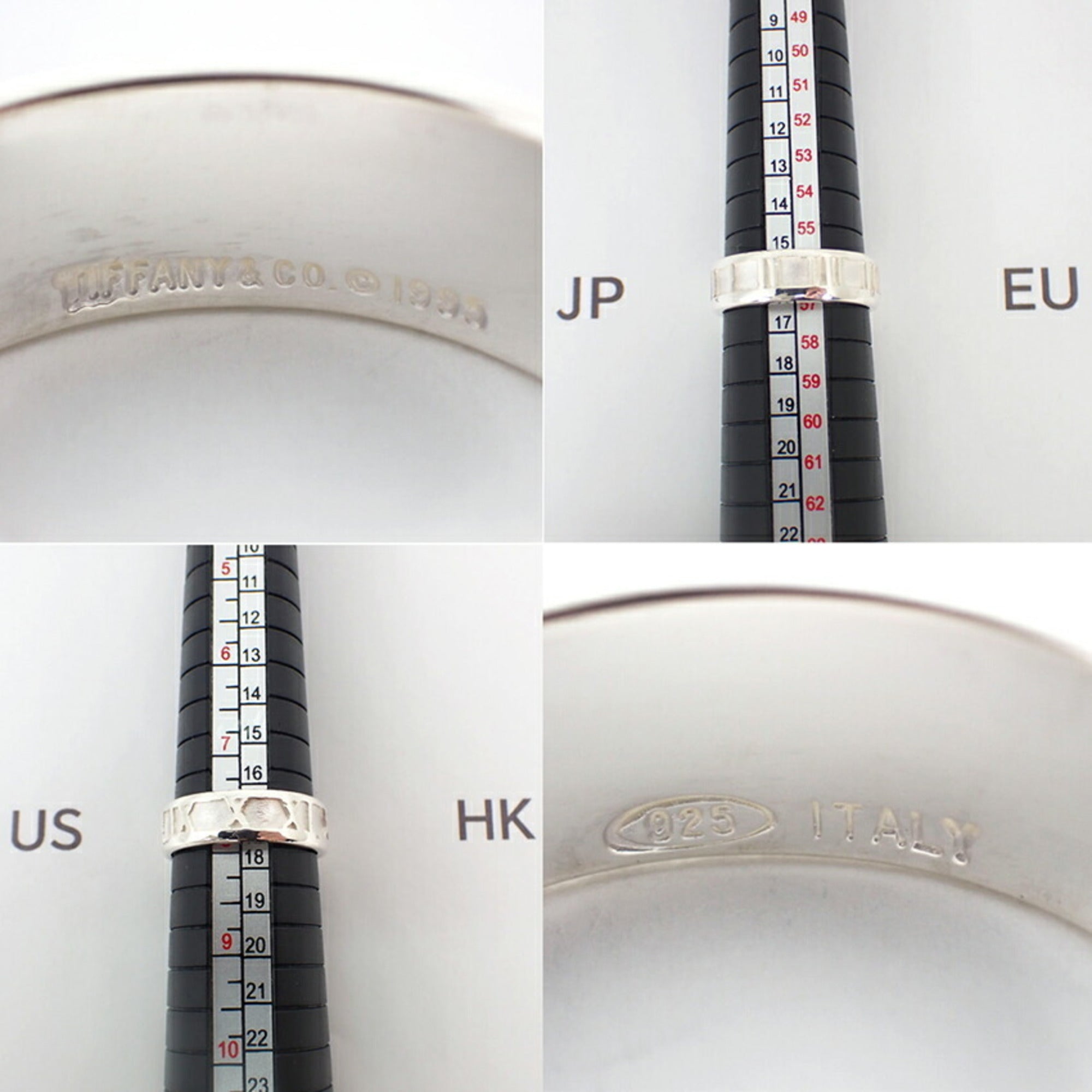 Tiffany Sterling Silver 925 Band Ring (Pre-Owned)
