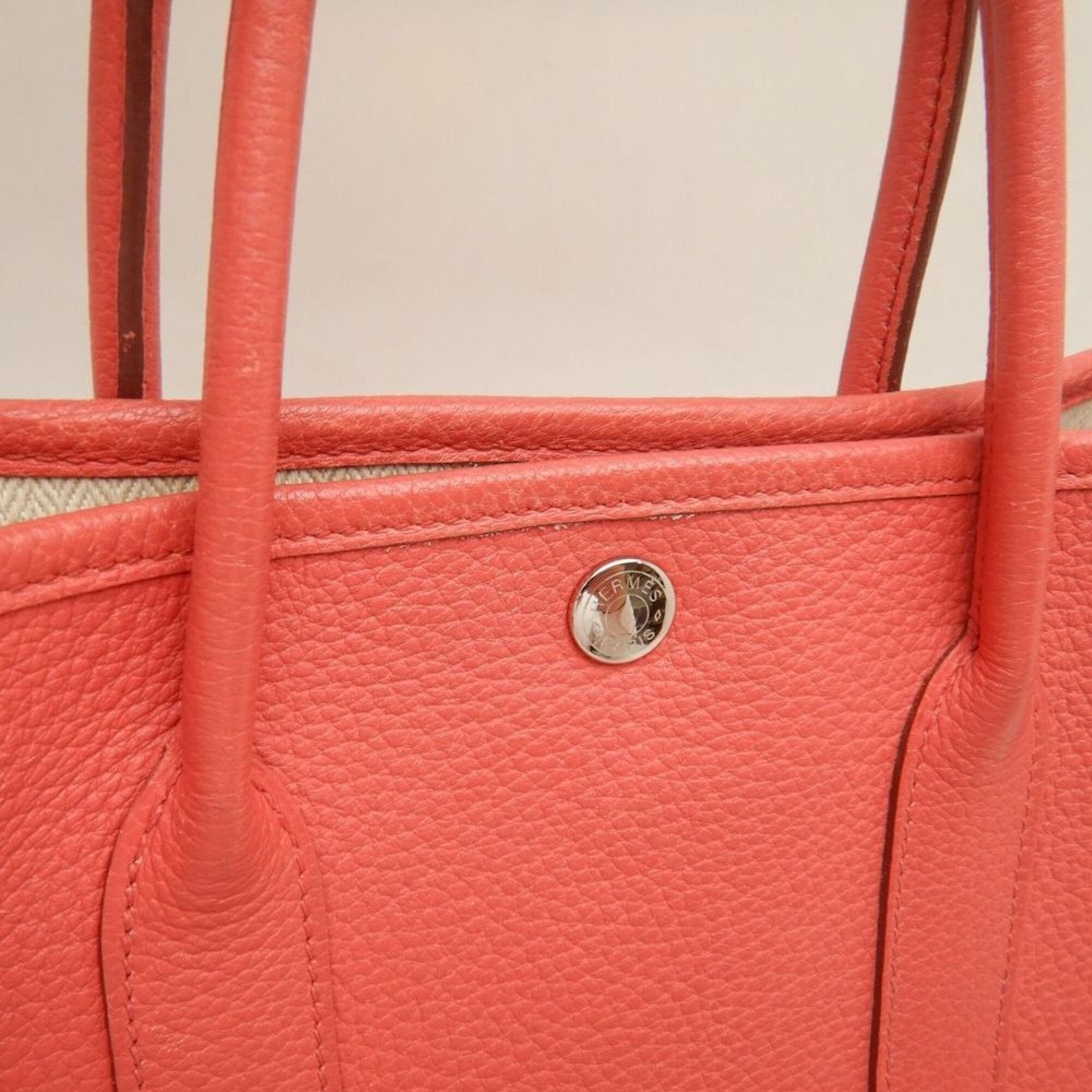 Hermes Garden Bougainvillier Negonda Leather Handbag (Pre-Owned)