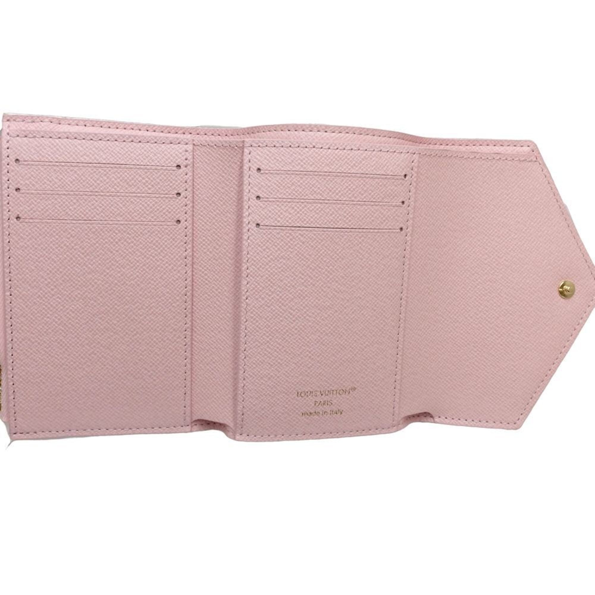 Louis Vuitton Blue White Canvas Wallet (Tri-Fold) (Pre-Owned)