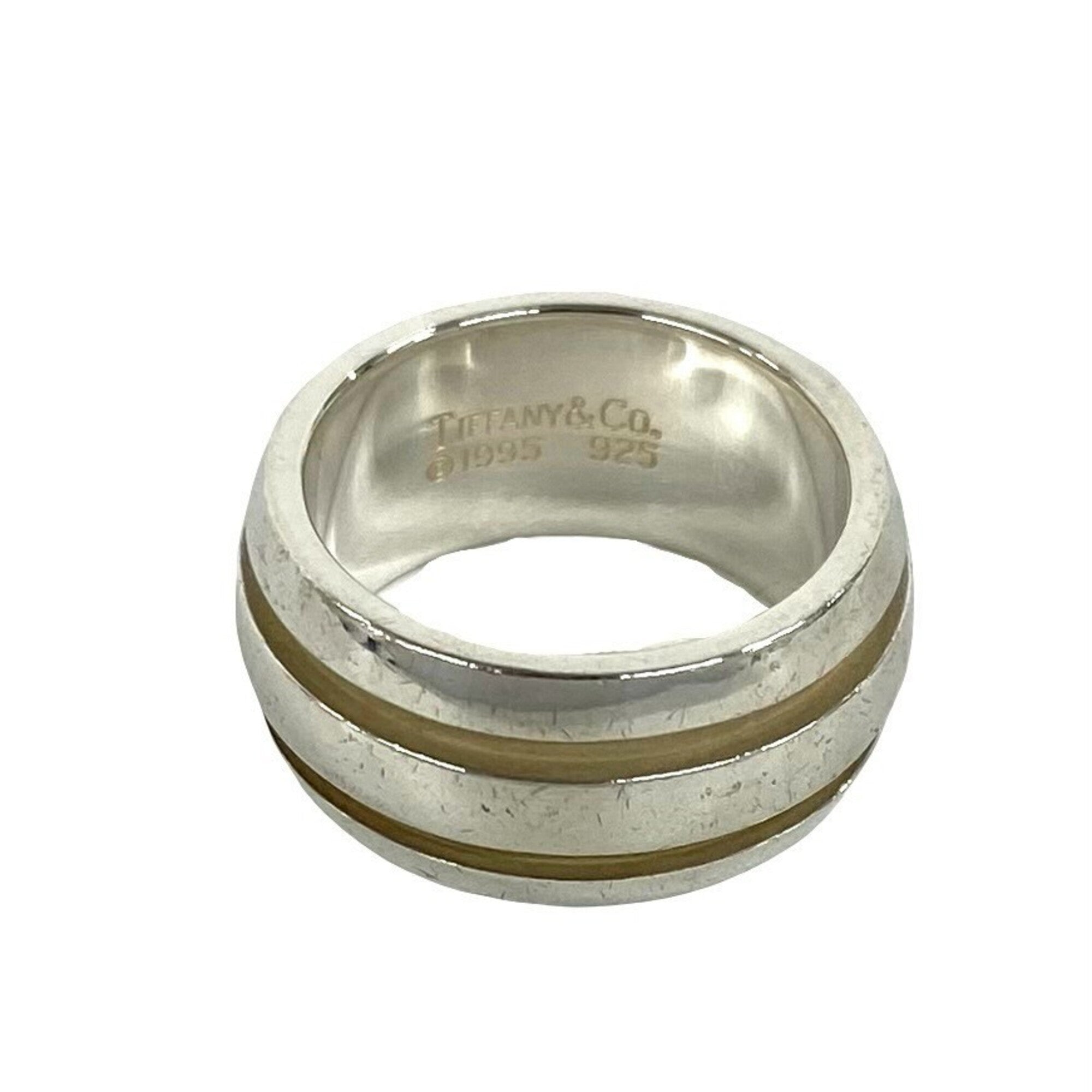 Tiffany Silver Silver 925 Band Ring (Pre-Owned)
