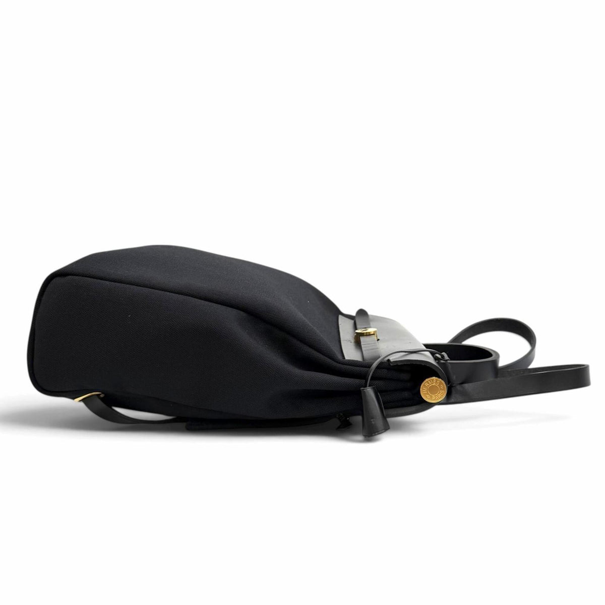 Hermes Black Cotton Backpack (Pre-Owned)