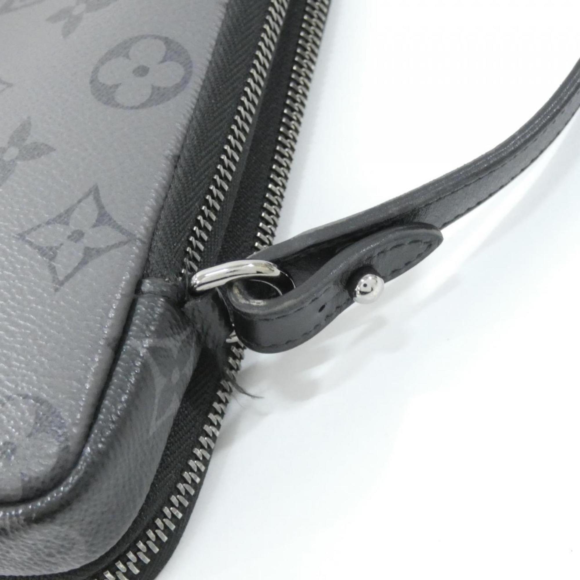 Louis Vuitton Monogram Eclipse Black Gris Coated Canvas Shoulder Bag (Pre-Owned)