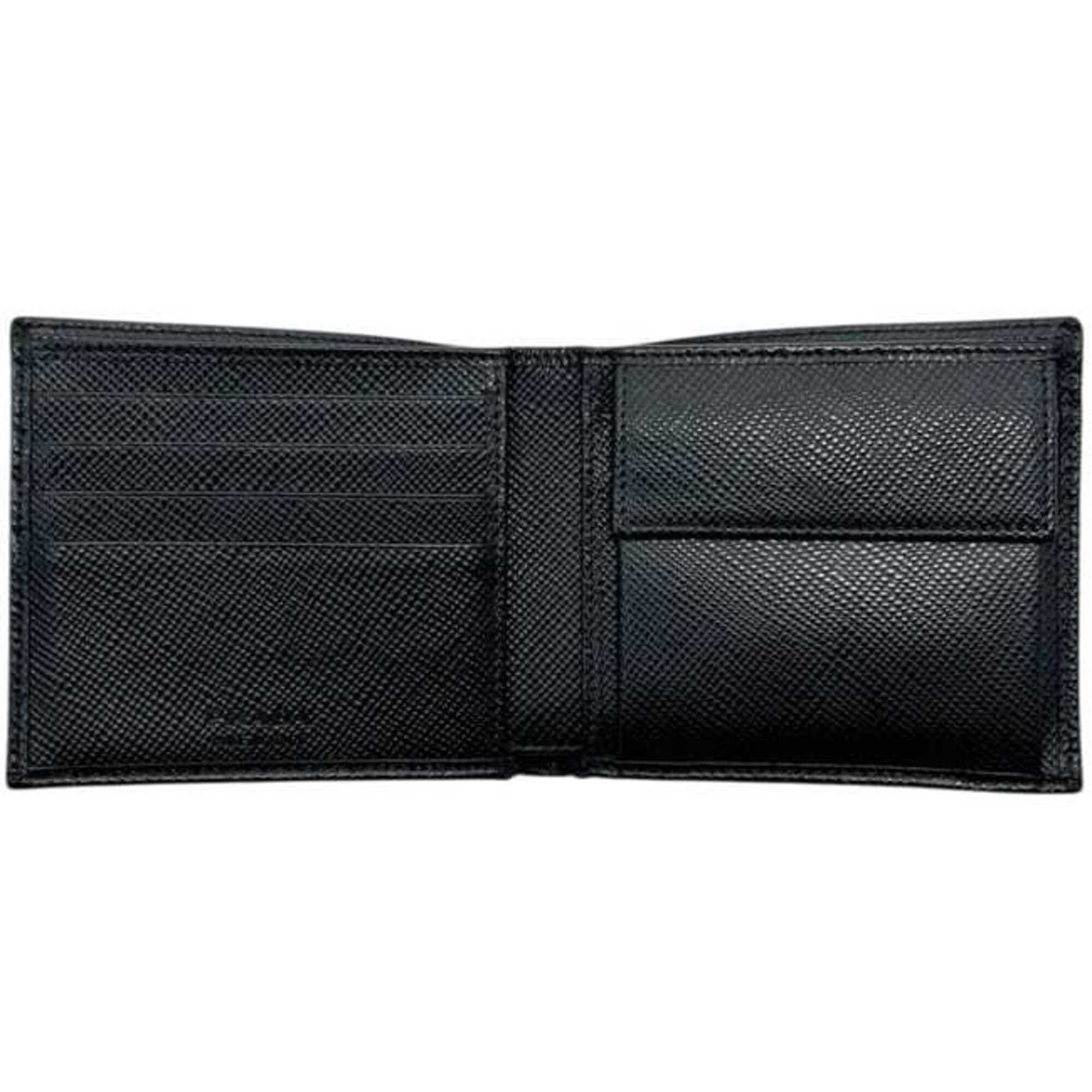 Prada Black Nero Saffiano Wallet (Bi-Fold) (Pre-Owned)