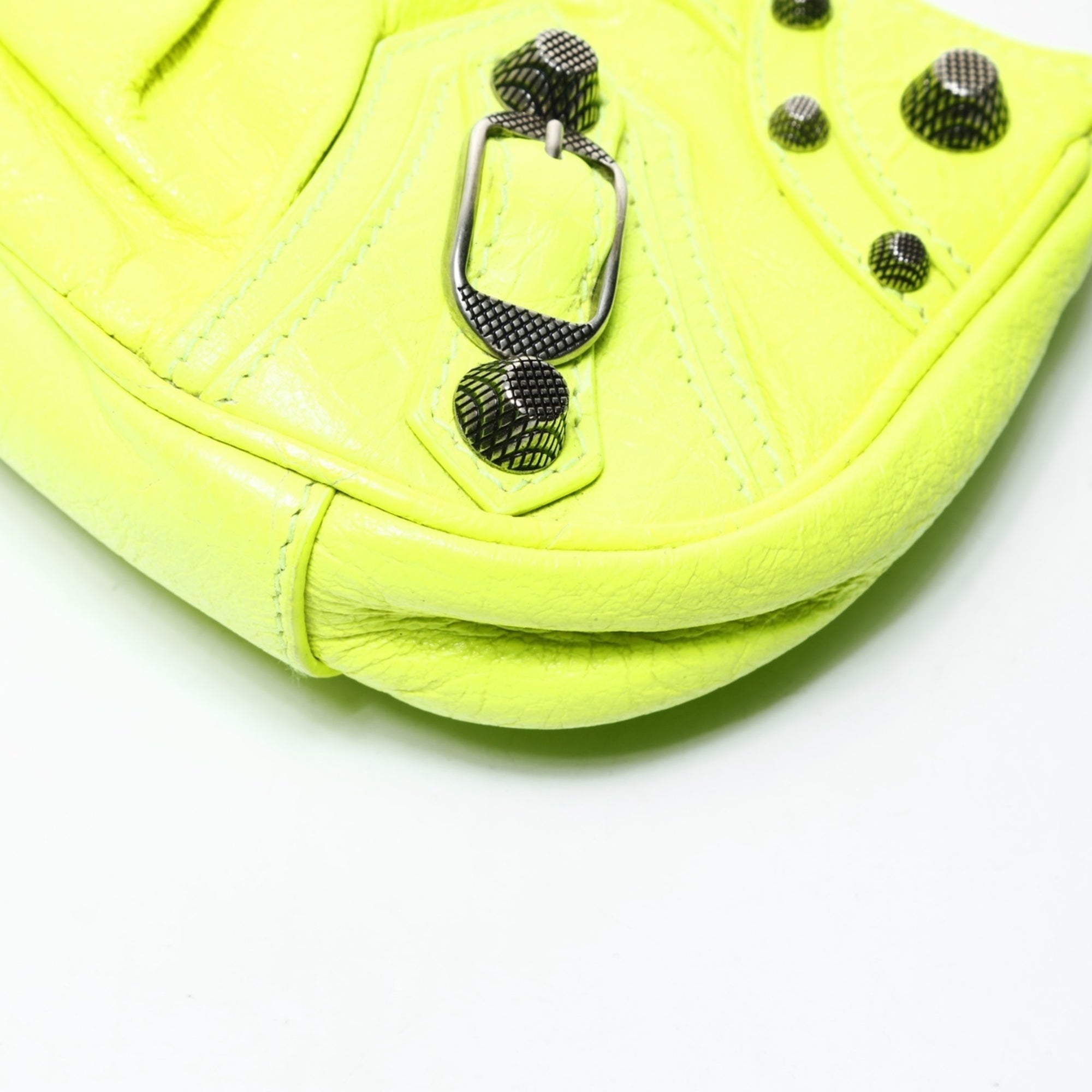 Balenciaga Giant Yellow Leather Shoulder Bag (Pre-Owned)