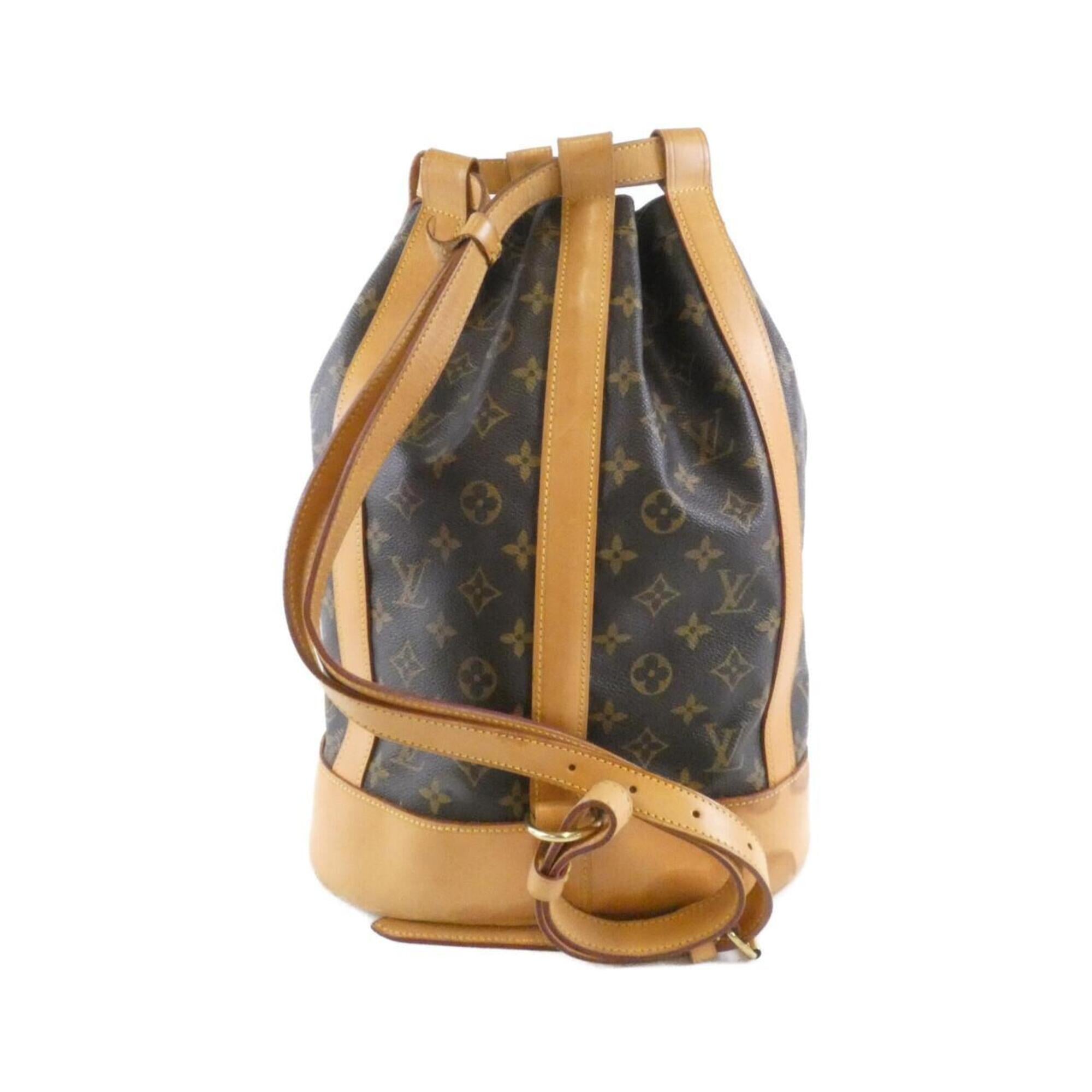 Louis Vuitton Brown Coated Canvas Shoulder Bag (Pre-Owned)