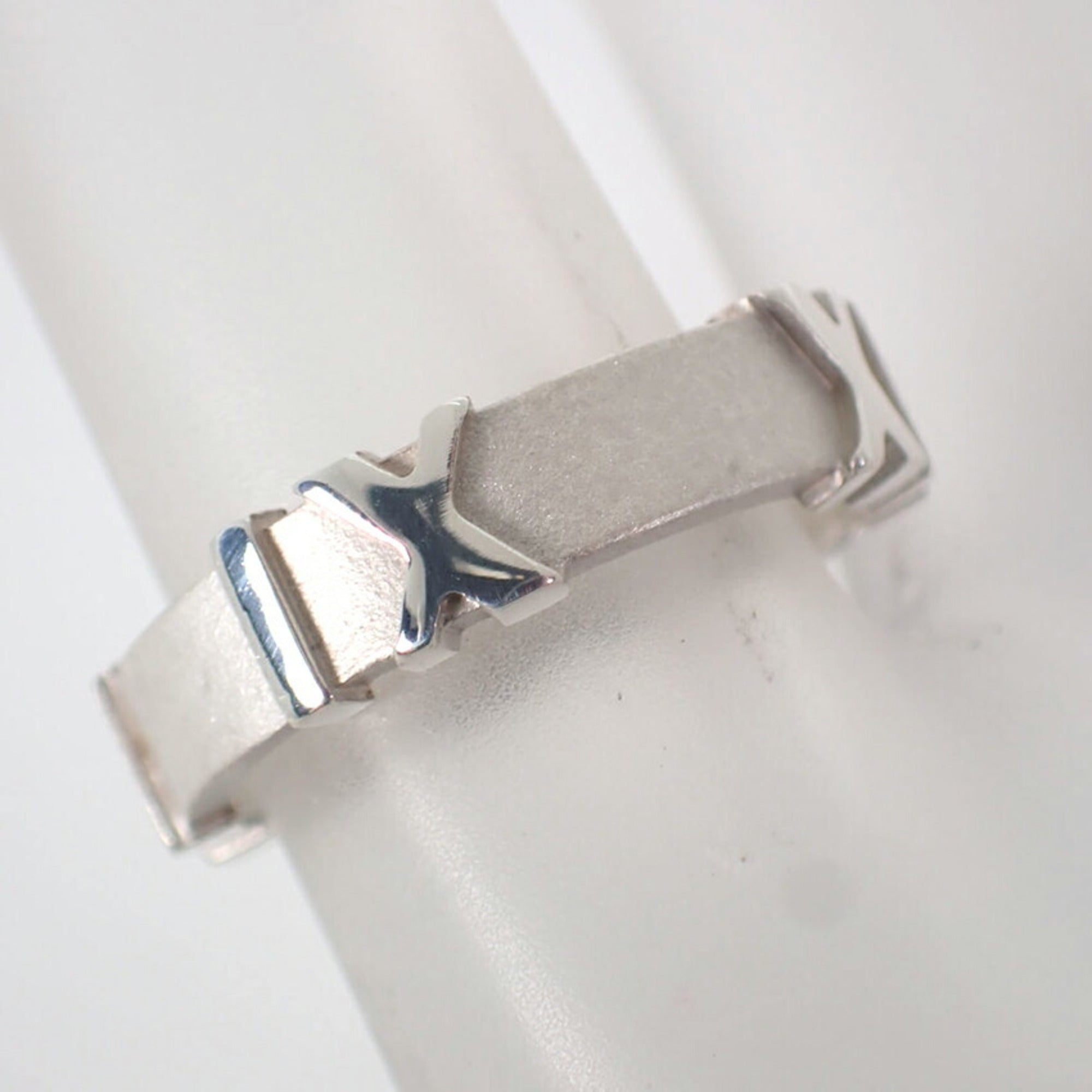 Tiffany Sterling Silver 925 Band Ring (Pre-Owned)