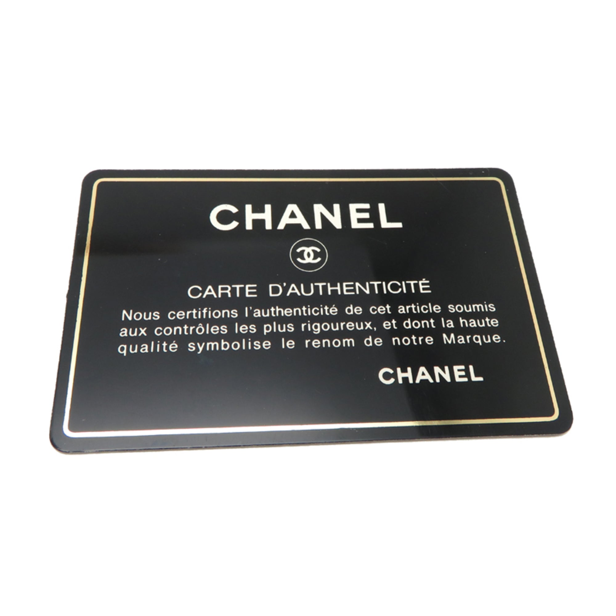 Chanel Black Grained Calfskin Handbag (Pre-Owned)