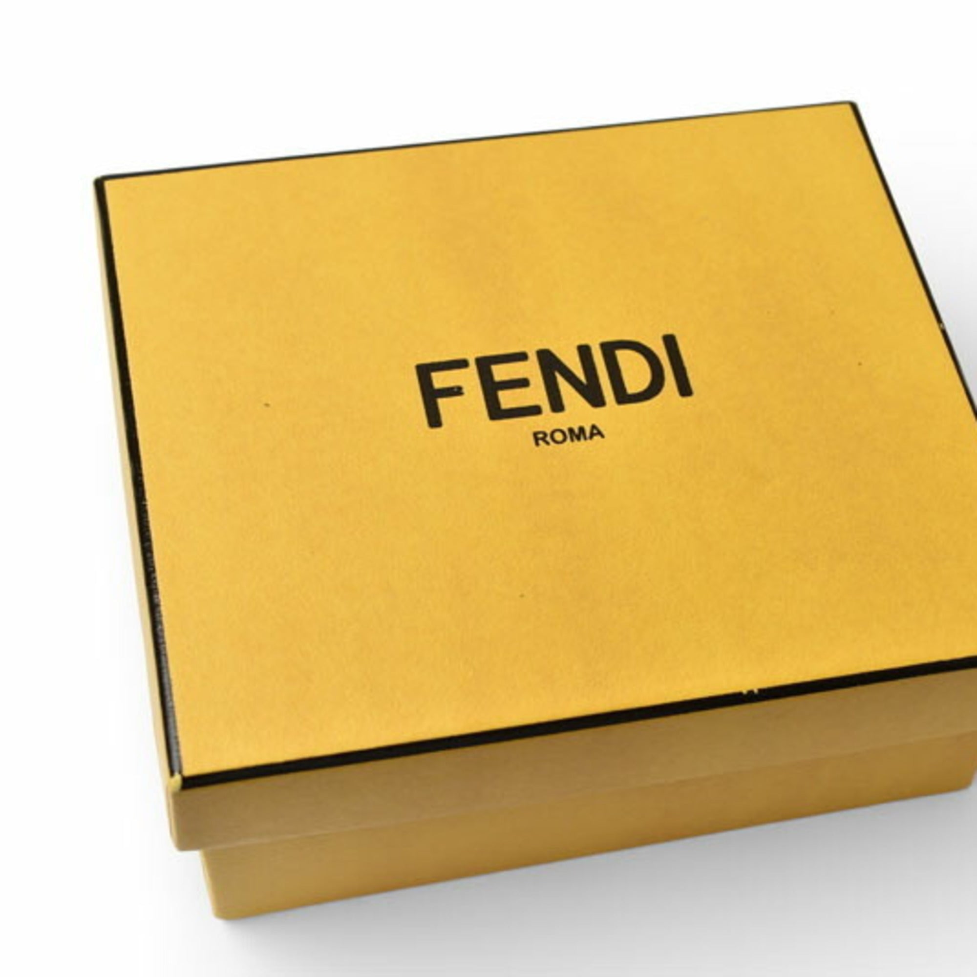 Fendi Khaki Leather Wallet (Tri-Fold) (Pre-Owned)