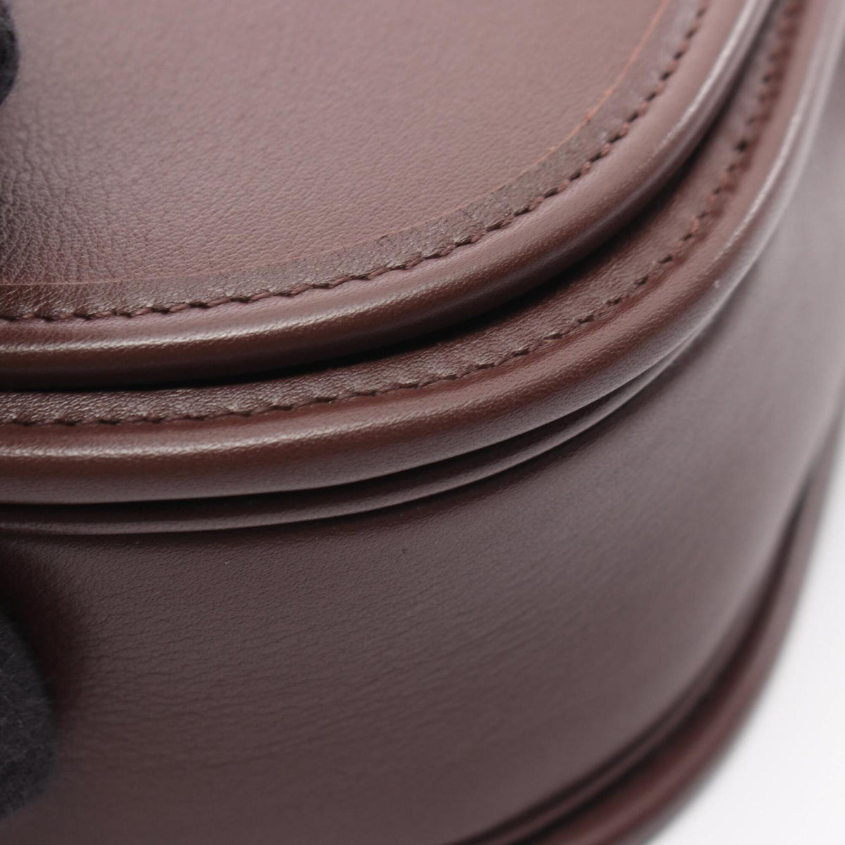 Celine Brown Leather Handbag Shoulder Bag (Pre-Owned)