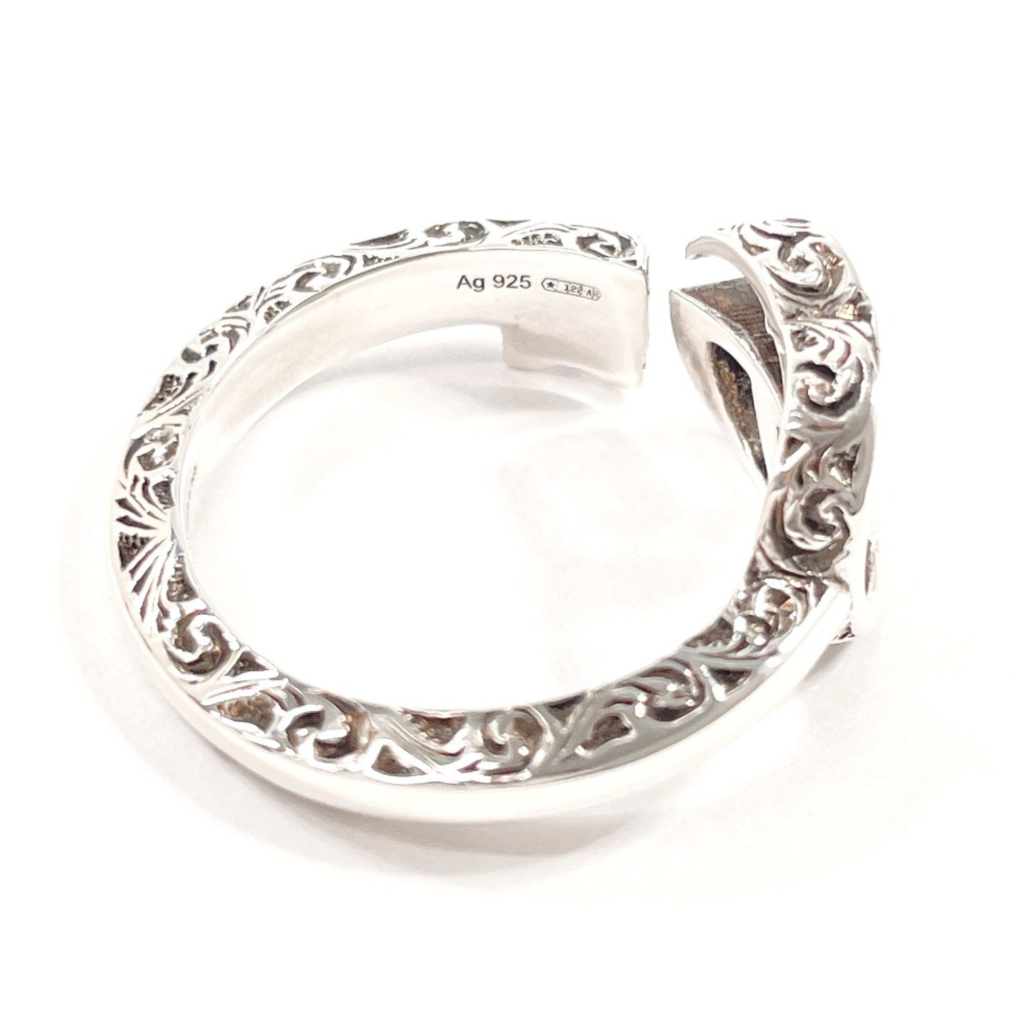 Gucci Silver Silver 925 Band Ring (Pre-Owned)