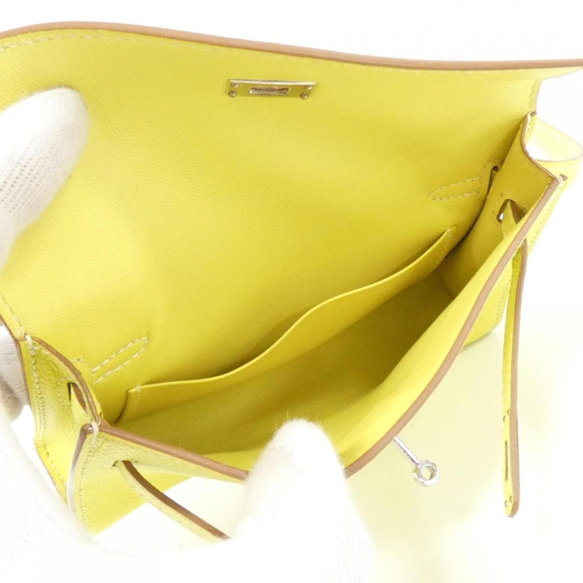 Hermes Kelly Lime Epsom Leather Handbag (Pre-Owned)