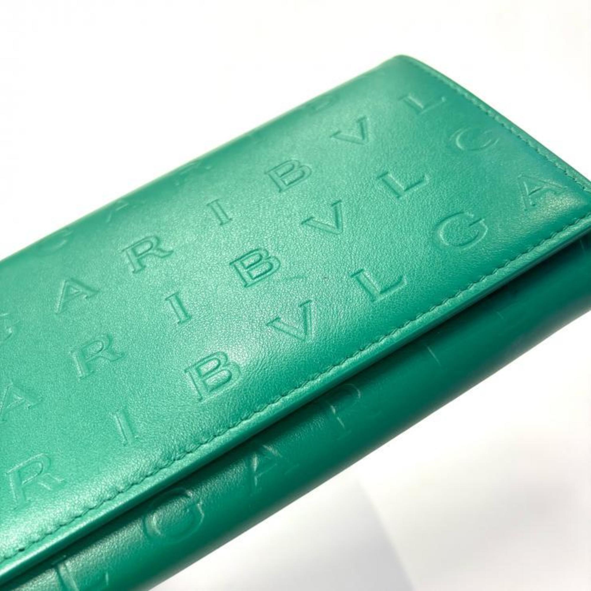 Bvlgari Green Long Wallet (Bi-Fold) (Pre-Owned)