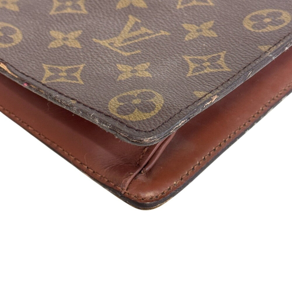 Louis Vuitton Monogram Brown Monogram Briefcase (Pre-Owned)