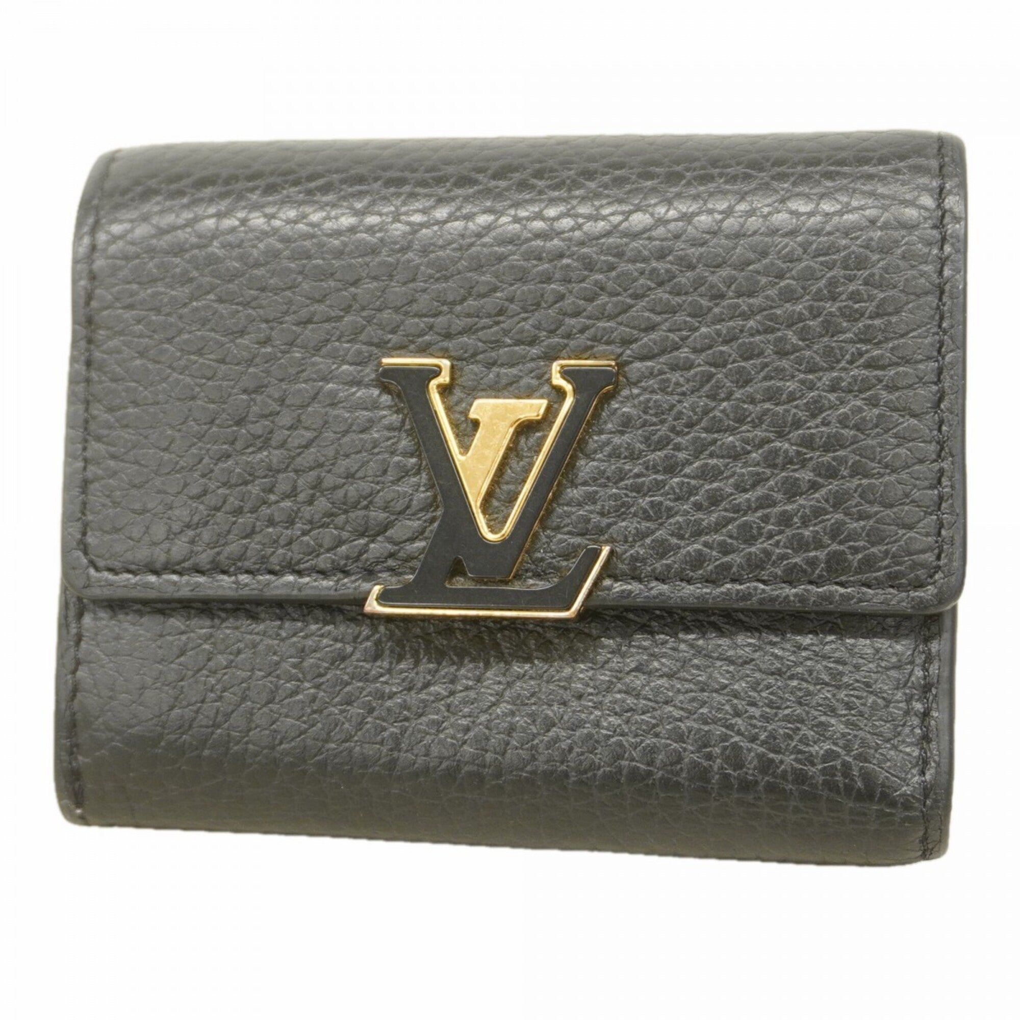 Louis Vuitton Noir Wallet (Tri-Fold) (Pre-Owned)